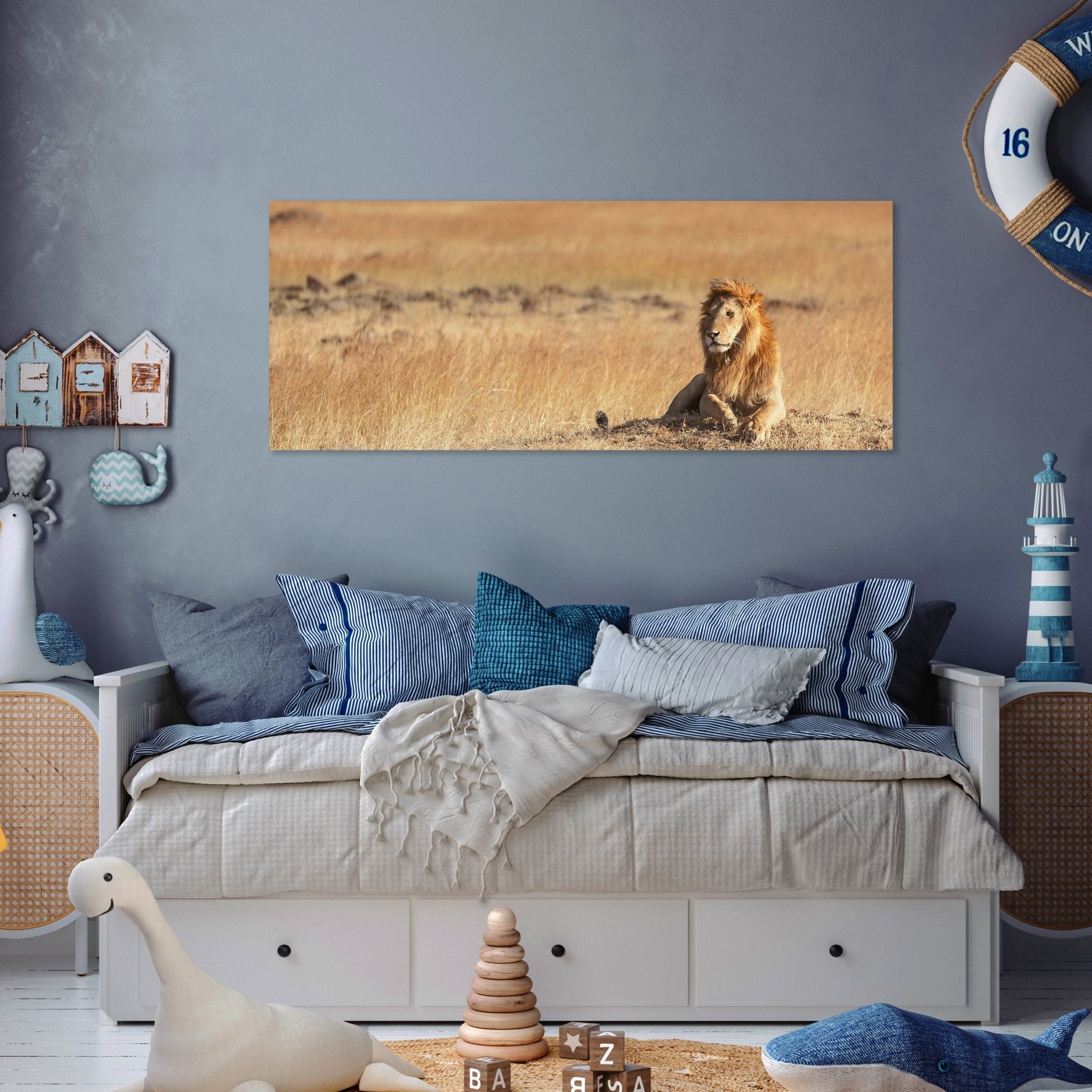 Leinwandbild König der Savanne M0515 kaufen - Bild 3 Leinwandbild König der Savanne M0515 kaufen - Bild 3