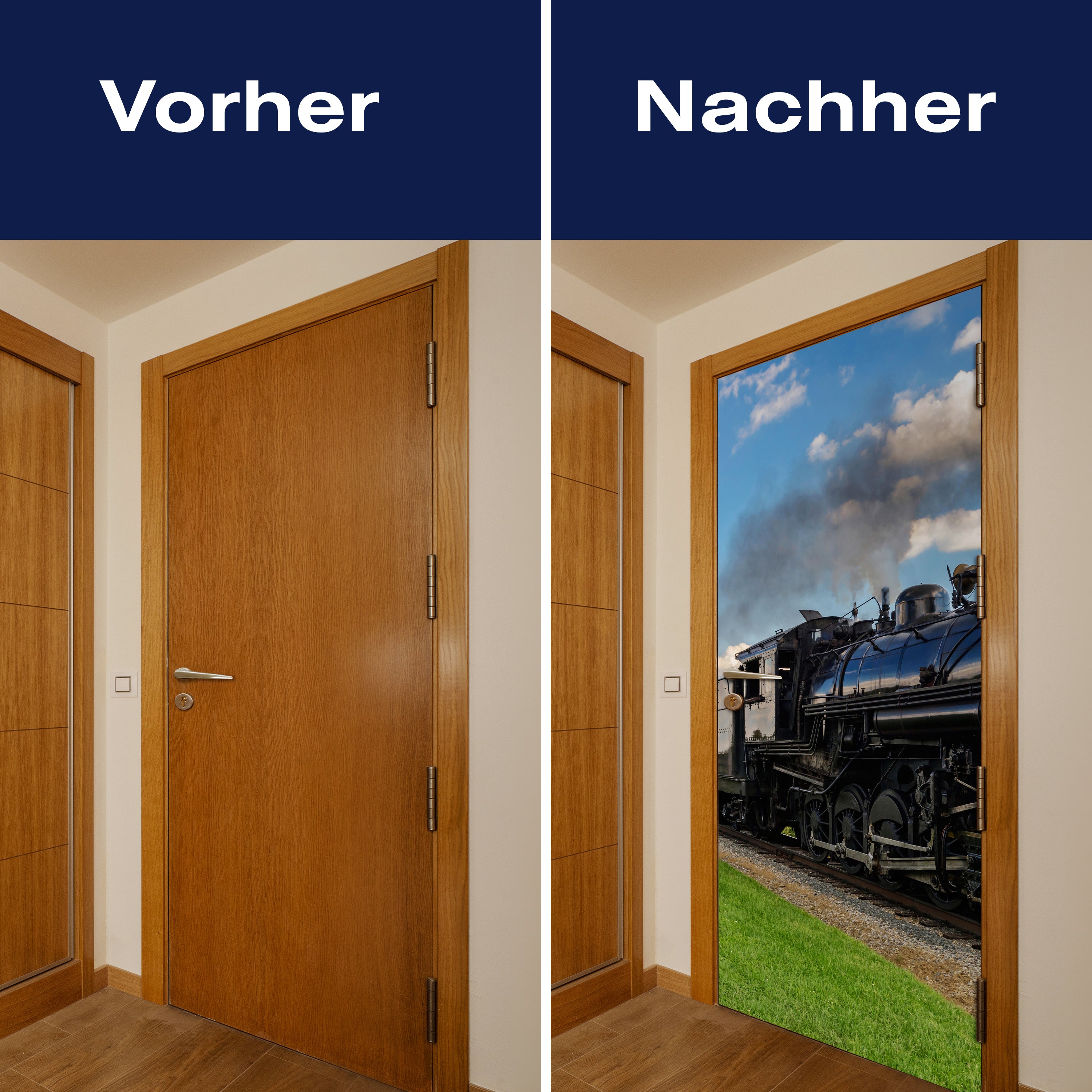 Türtapete Alte Dampflock M0516 - Bild 10 Türtapete Alte Dampflock M0516 - Bild 10