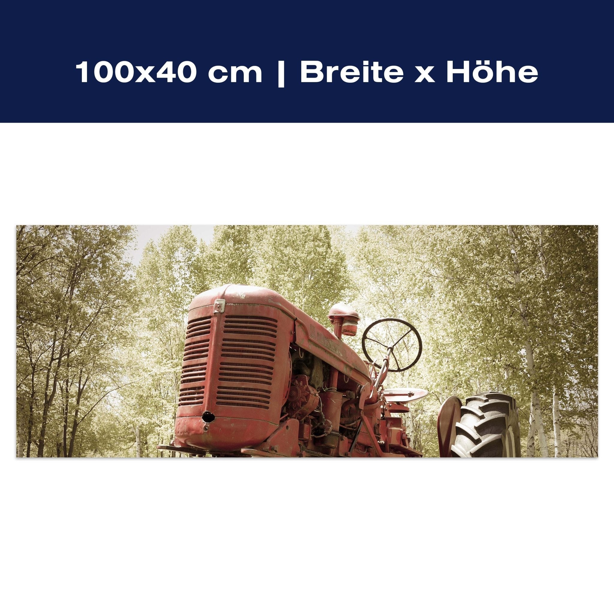 Leinwandbild Alter Traktor M0517 Leinwandbild Alter Traktor M0517