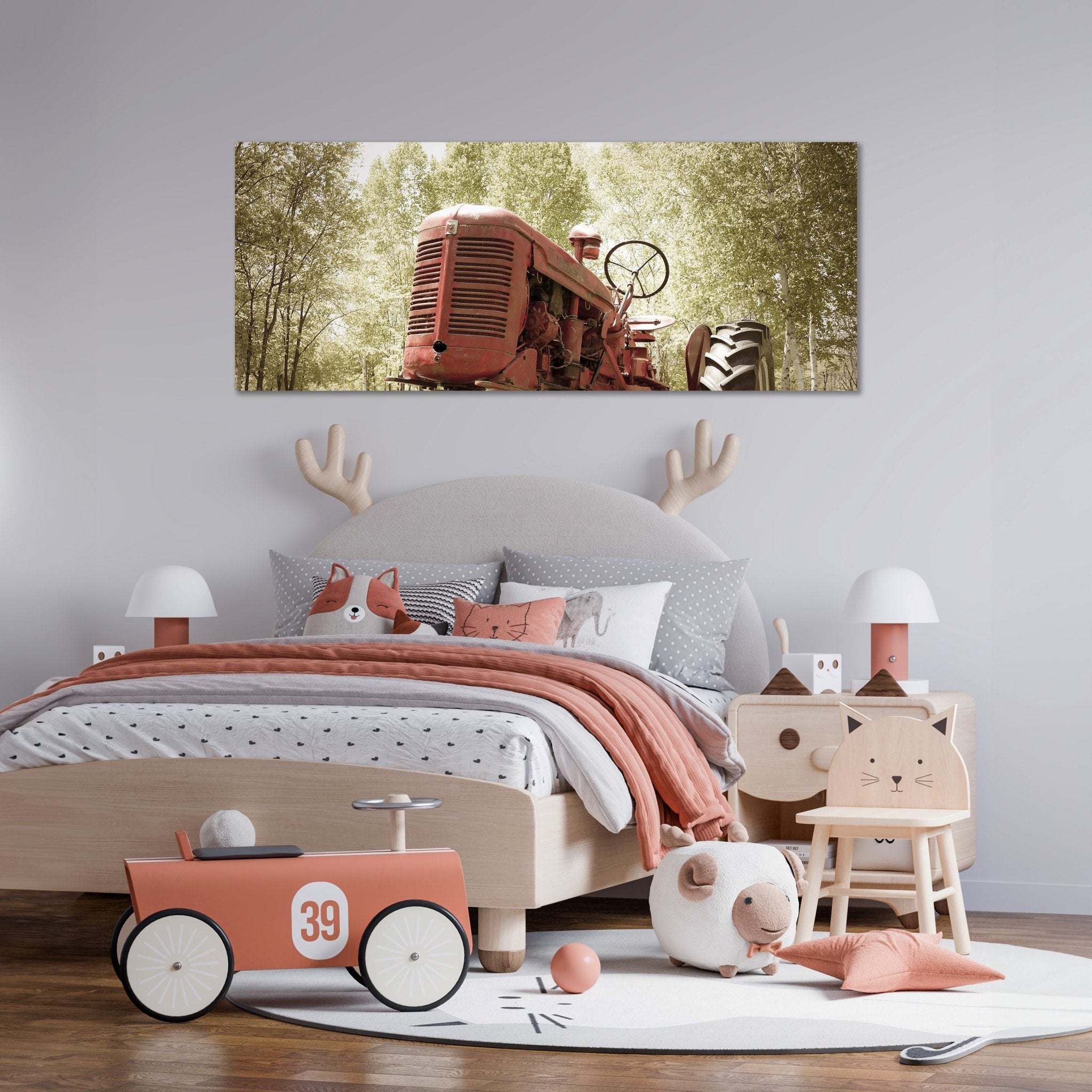 Leinwandbild Alter Traktor M0517 kaufen - Bild 2 Leinwandbild Alter Traktor M0517 kaufen - Bild 2