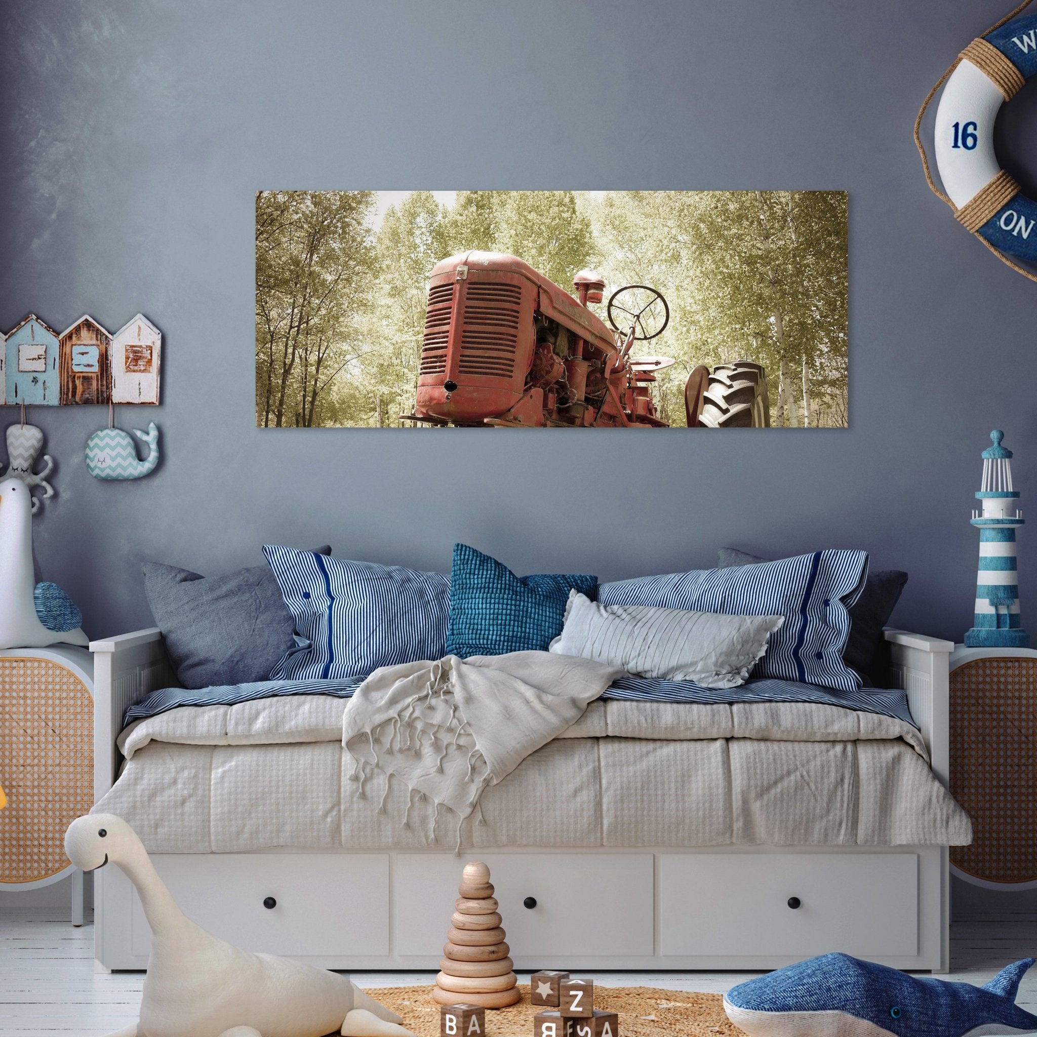 Leinwandbild Alter Traktor M0517 kaufen - Bild 3 Leinwandbild Alter Traktor M0517 kaufen - Bild 3