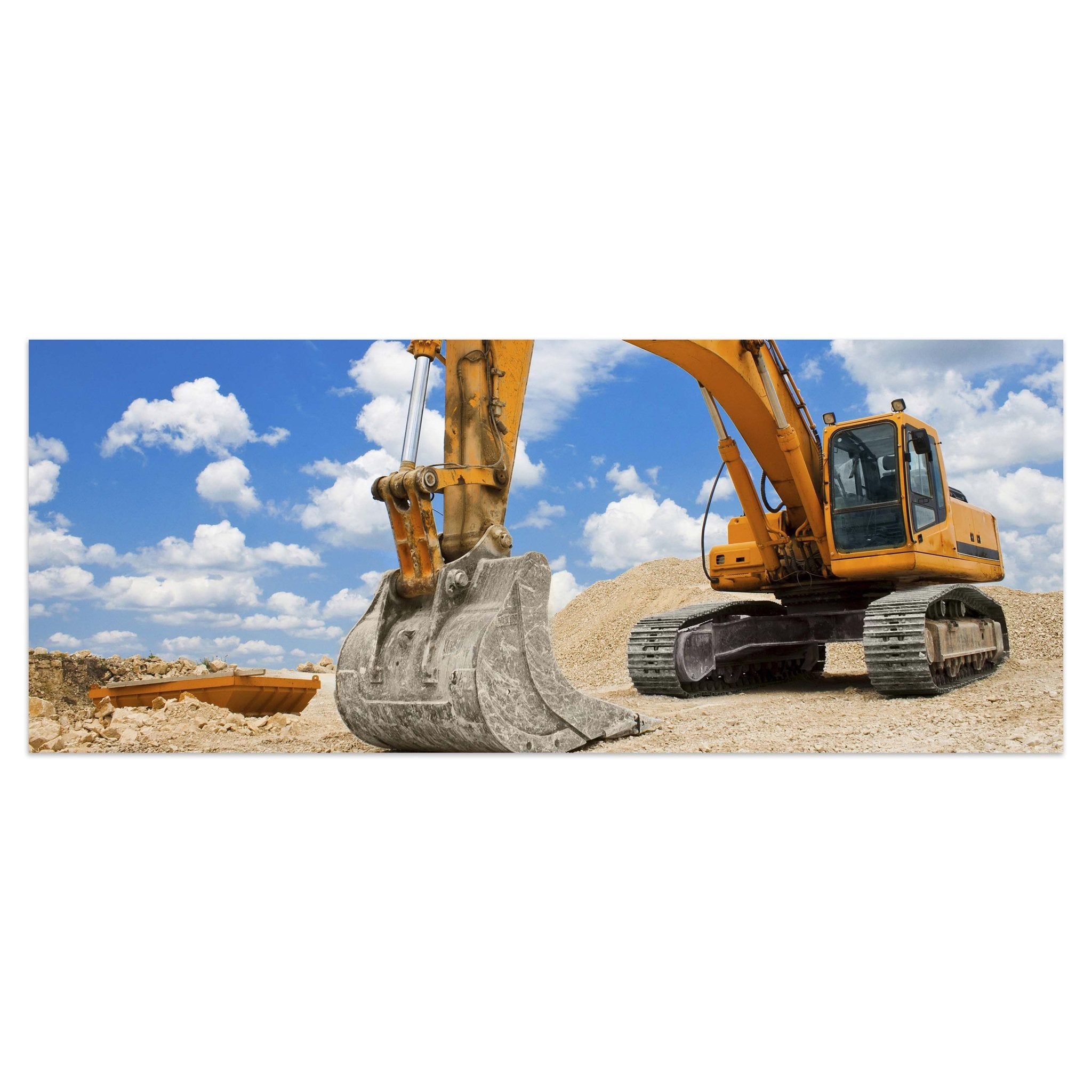 Leinwandbild Bagger M0520 kaufen - Bild 1 Leinwandbild Bagger M0520 kaufen - Bild 1
