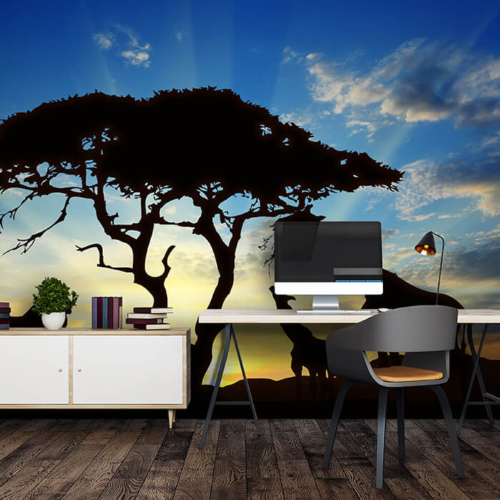 Fototapete Sonne Sonnenuntergang Afrika M0521 - Bild 1 Fototapete Sonne Sonnenuntergang Afrika M0521 - Bild 1