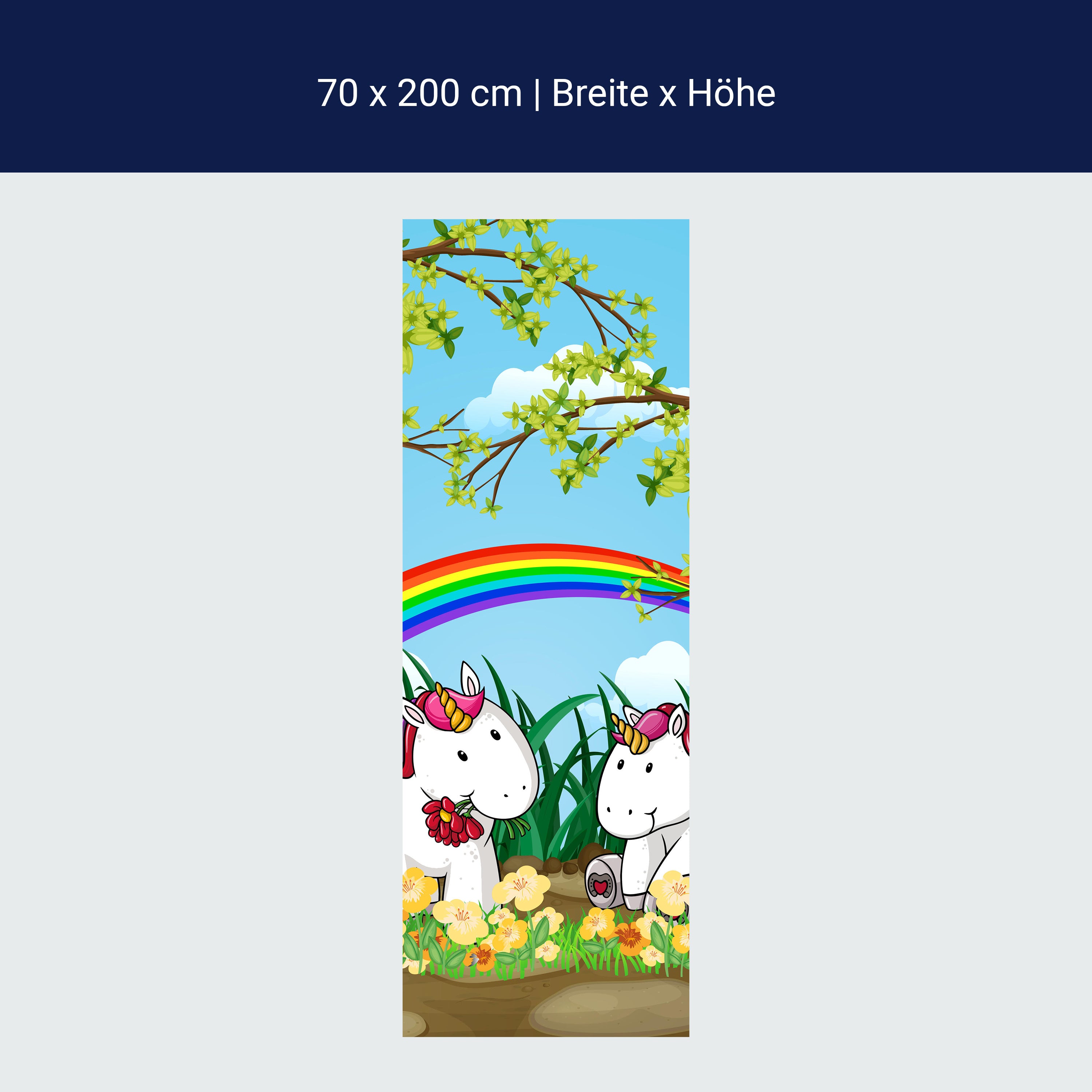 Türtapete Einhörner M0529 Türtapete Einhörner M0529