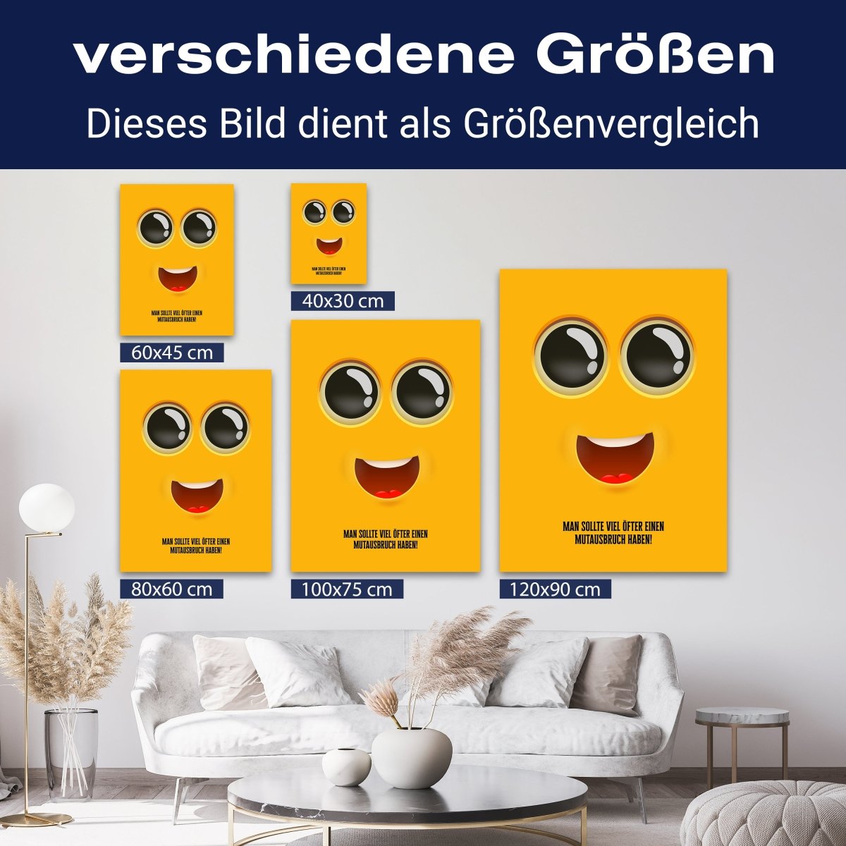 Leinwandbild Spruch, Mutausbruch M0535 kaufen - Bild 8 Leinwandbild Spruch, Mutausbruch M0535 kaufen - Bild 8