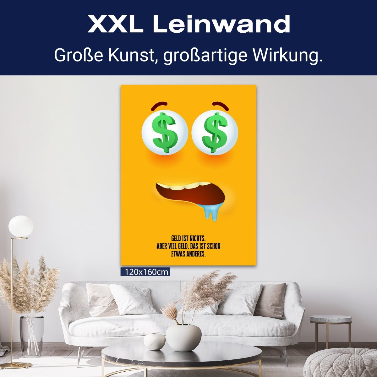 Leinwandbild Spruch, Geld ist nichts M0536 kaufen - Bild 9 Leinwandbild Spruch, Geld ist nichts M0536 kaufen - Bild 9