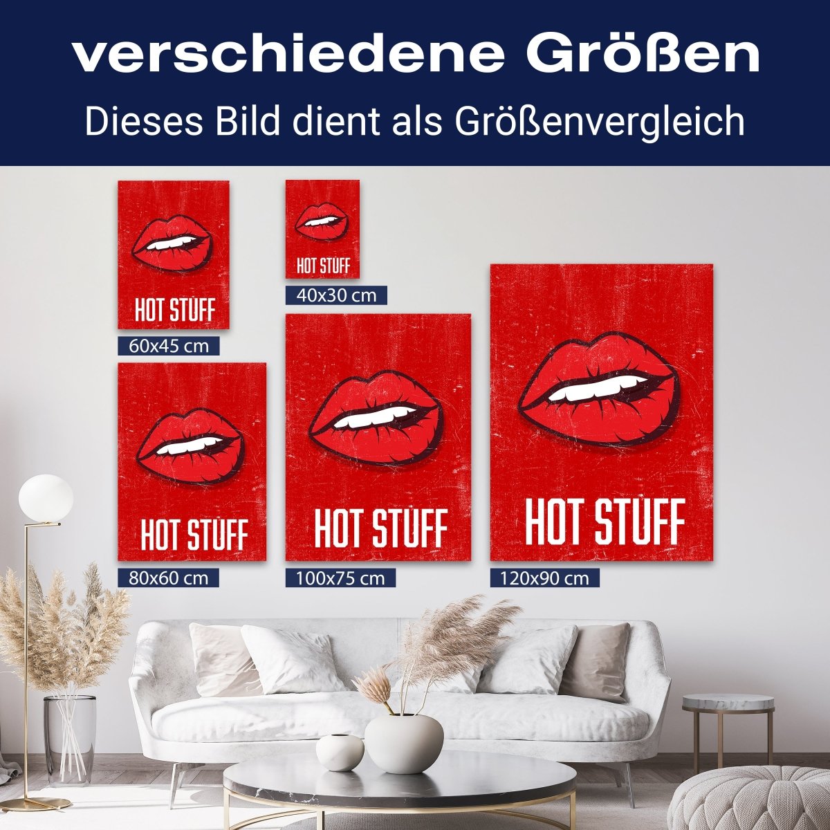 Leinwandbild Spruch, Hot Stuff M0539 kaufen - Bild 8 Leinwandbild Spruch, Hot Stuff M0539 kaufen - Bild 8