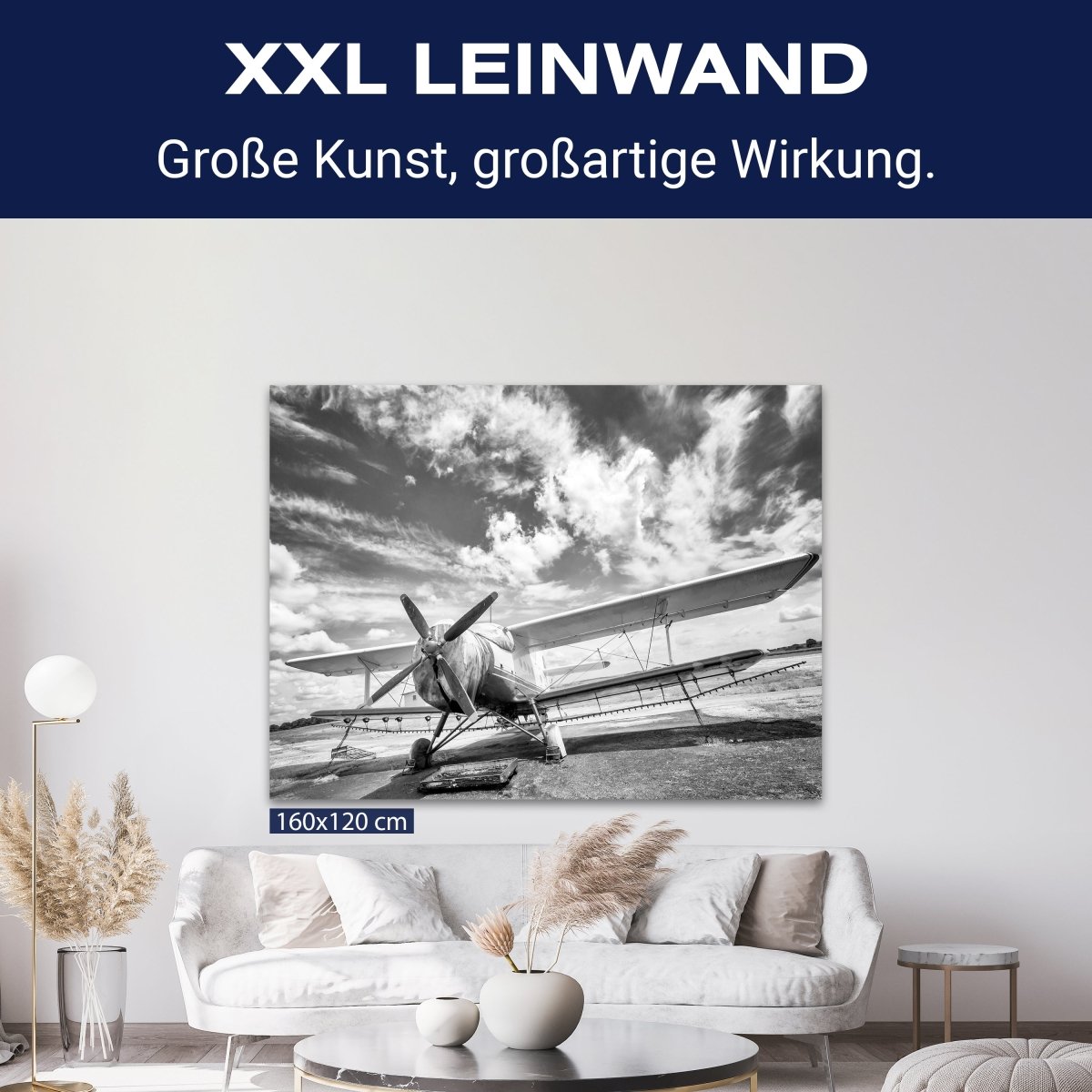 Leinwandbild Schwarz-Weiß, Flugzeug M0541 kaufen - Bild 9 Leinwandbild Schwarz-Weiß, Flugzeug M0541 kaufen - Bild 9