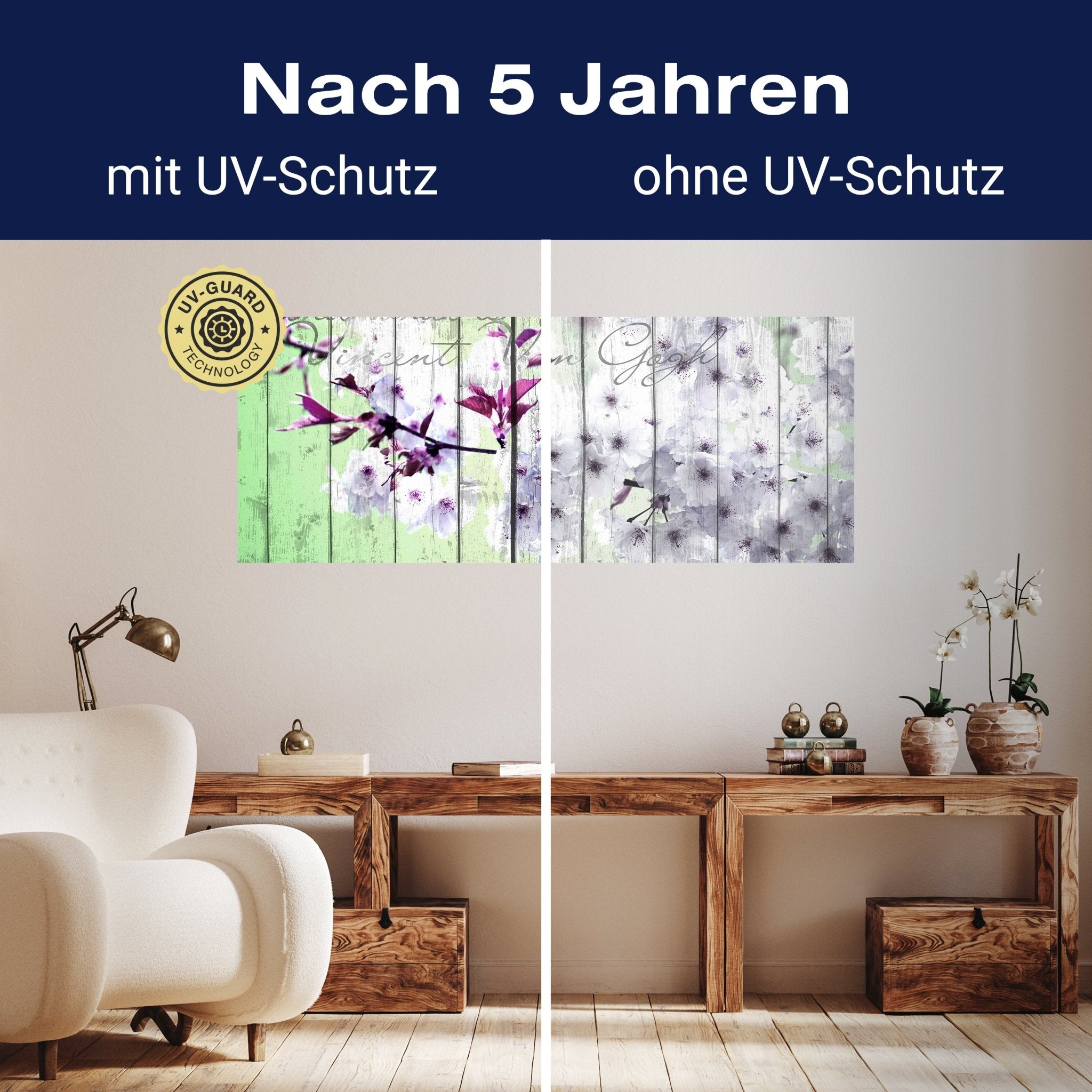 Leinwandbild Holz Blüten Zweig M0542 kaufen - Bild 9 Leinwandbild Holz Blüten Zweig M0542 kaufen - Bild 9