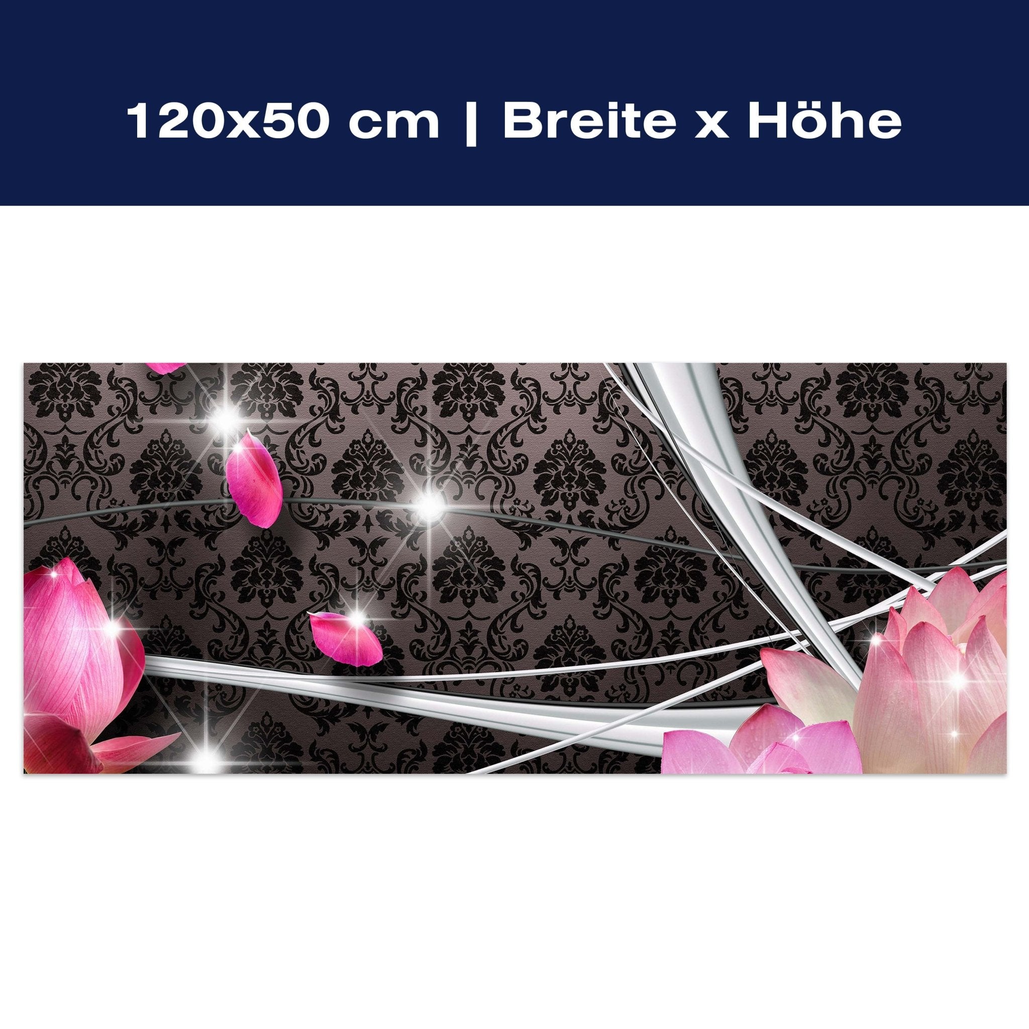 Leinwandbild Blüten Ornament M0545 Leinwandbild Blüten Ornament M0545