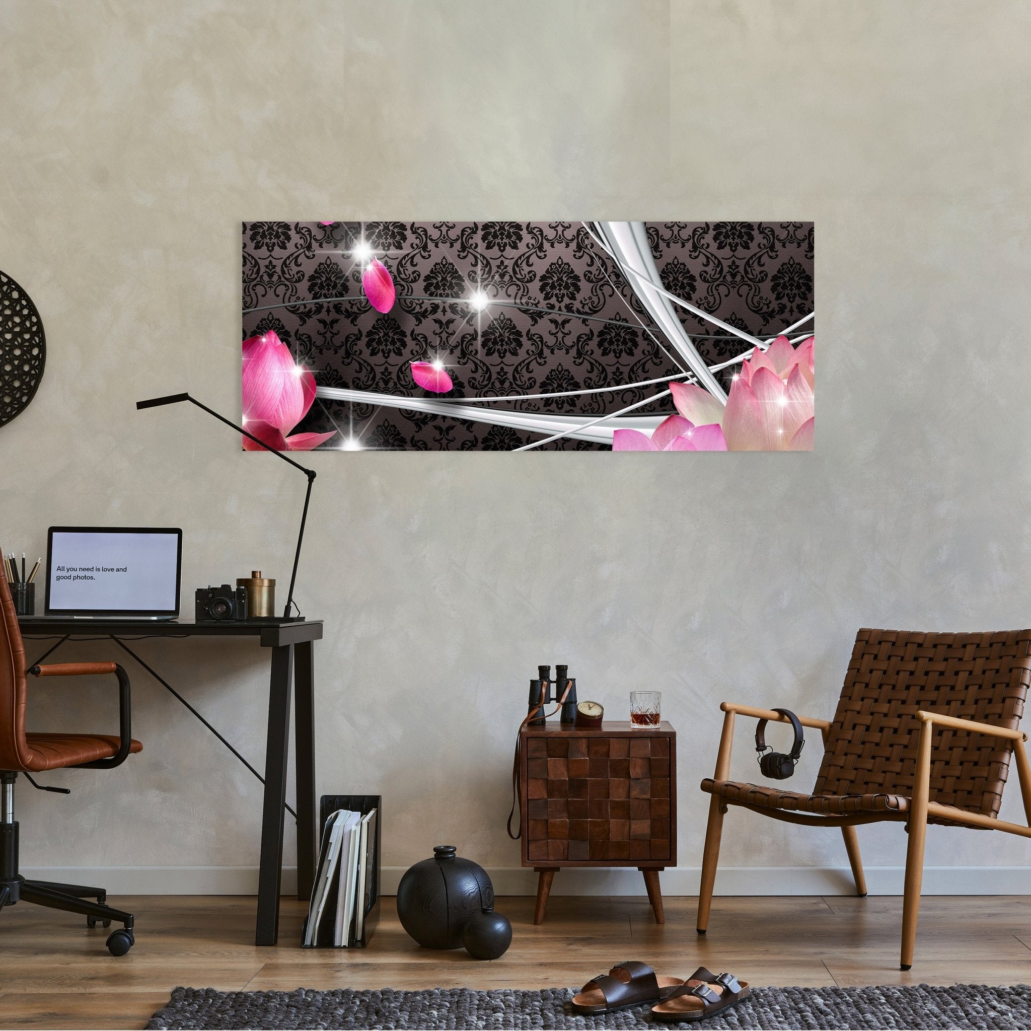 Leinwandbild Blüten Ornament M0545 kaufen - Bild 2 Leinwandbild Blüten Ornament M0545 kaufen - Bild 2