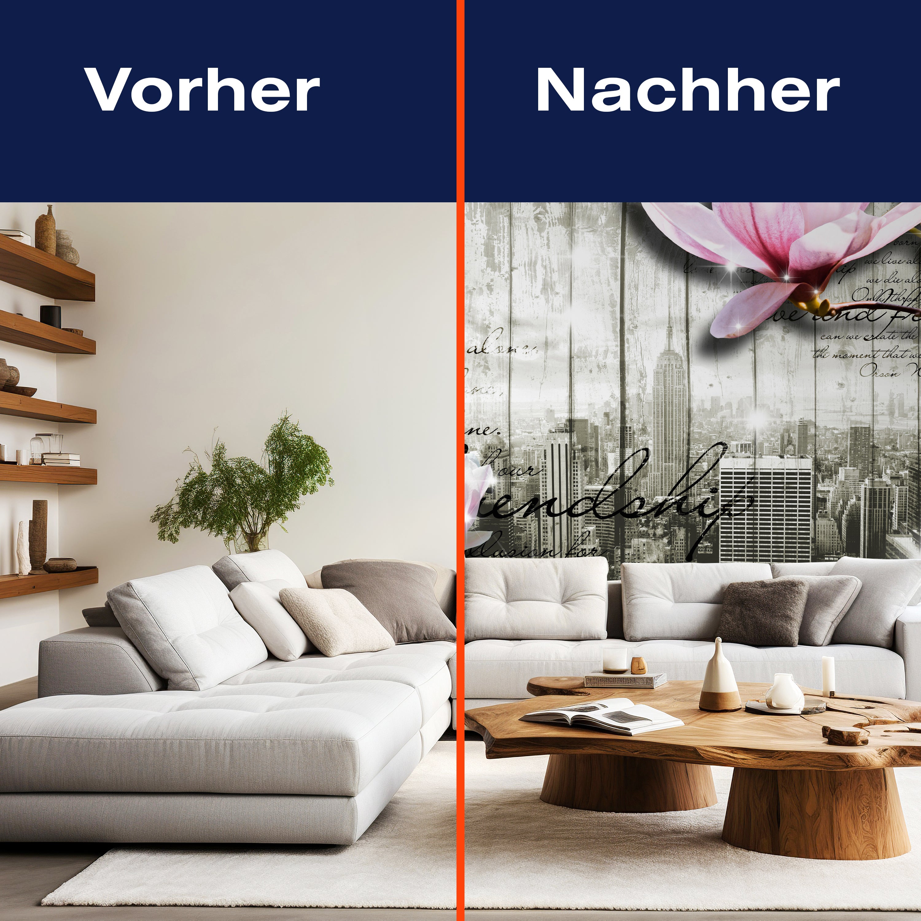 Fototapete Style New York Blüten M0546 - Bild 9 Fototapete Style New York Blüten M0546 - Bild 9