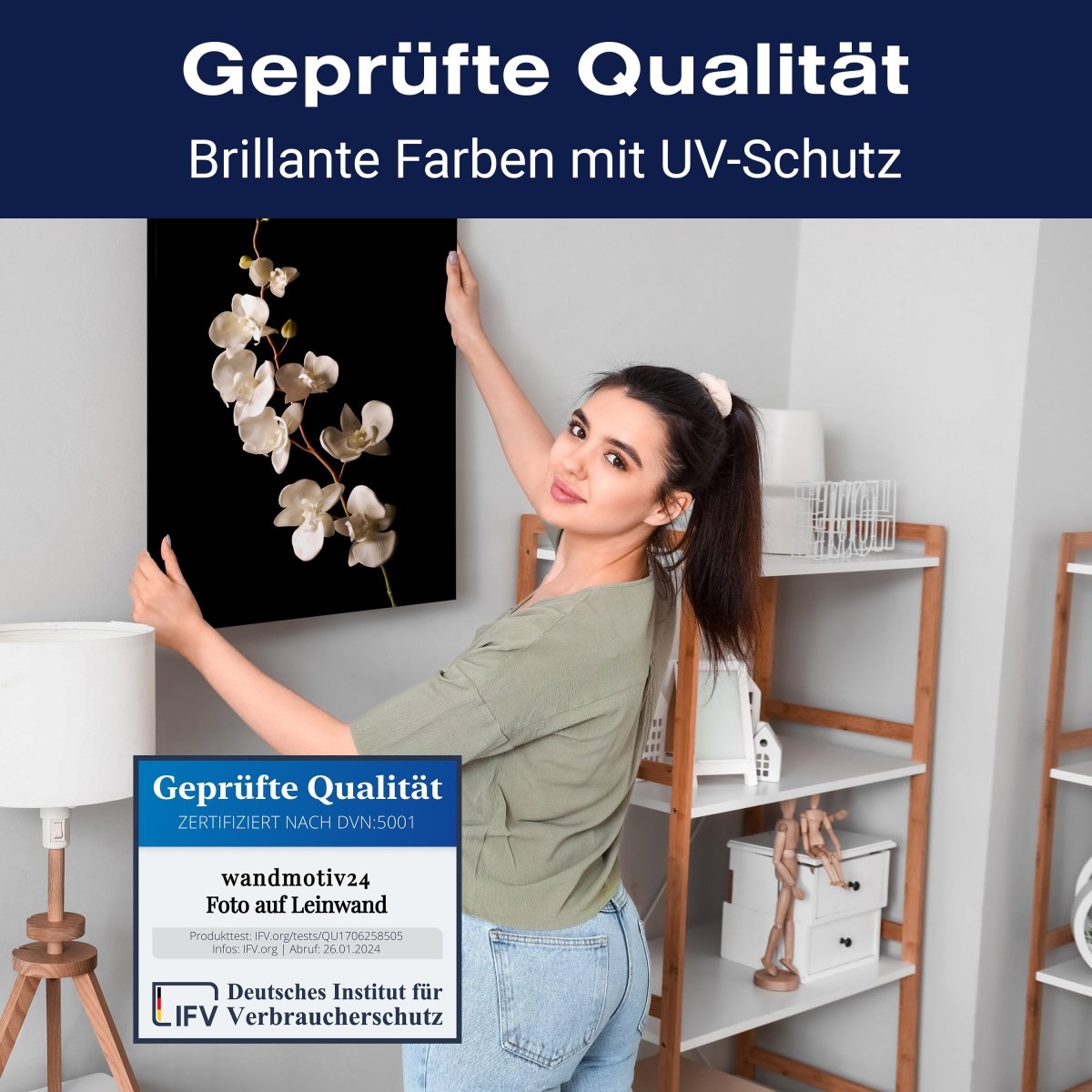 Leinwandbild Natur, Blumen, Orchidee M0554 kaufen - Bild 4 Leinwandbild Natur, Blumen, Orchidee M0554 kaufen - Bild 4