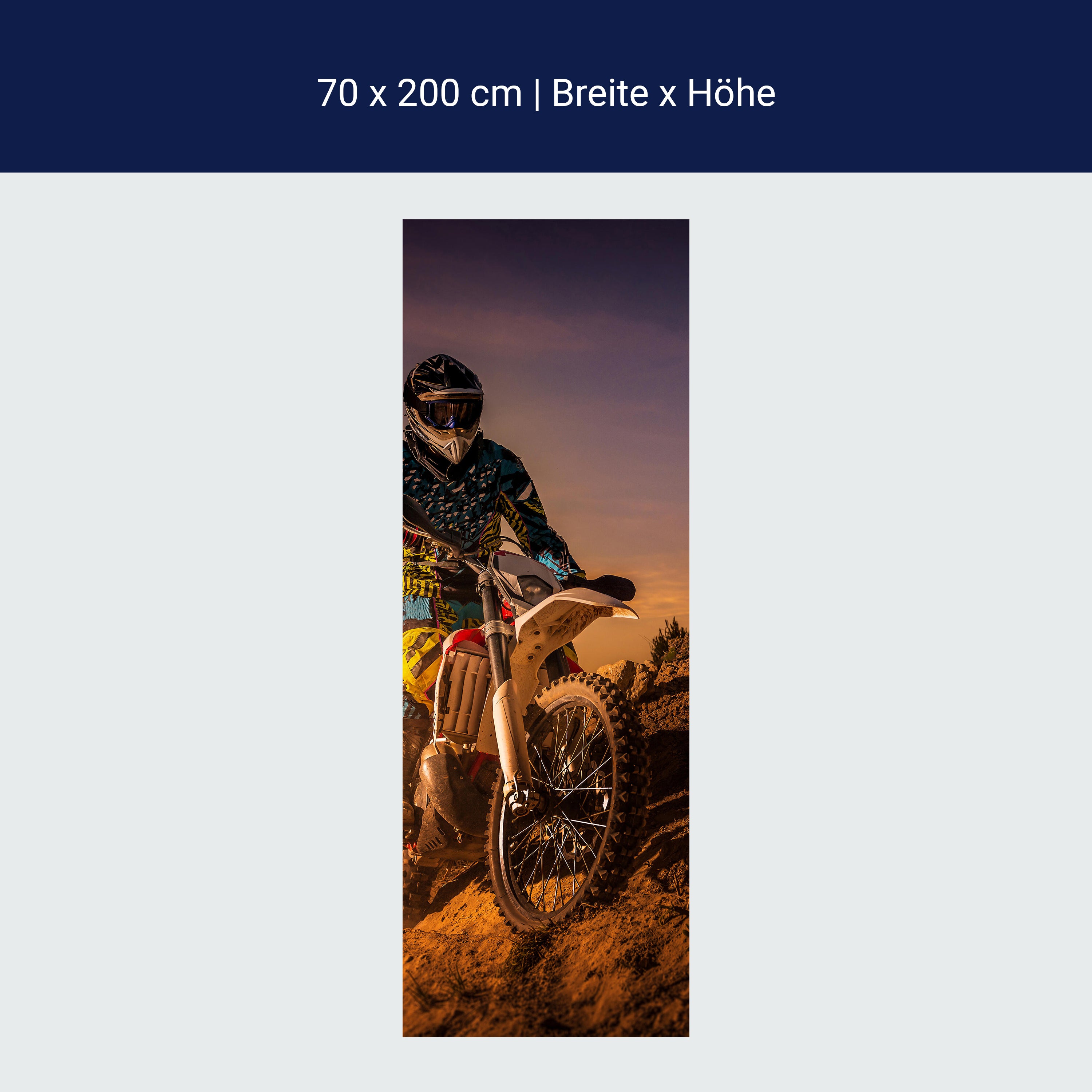 Türtapete Extreme Biker M0556 Türtapete Extreme Biker M0556