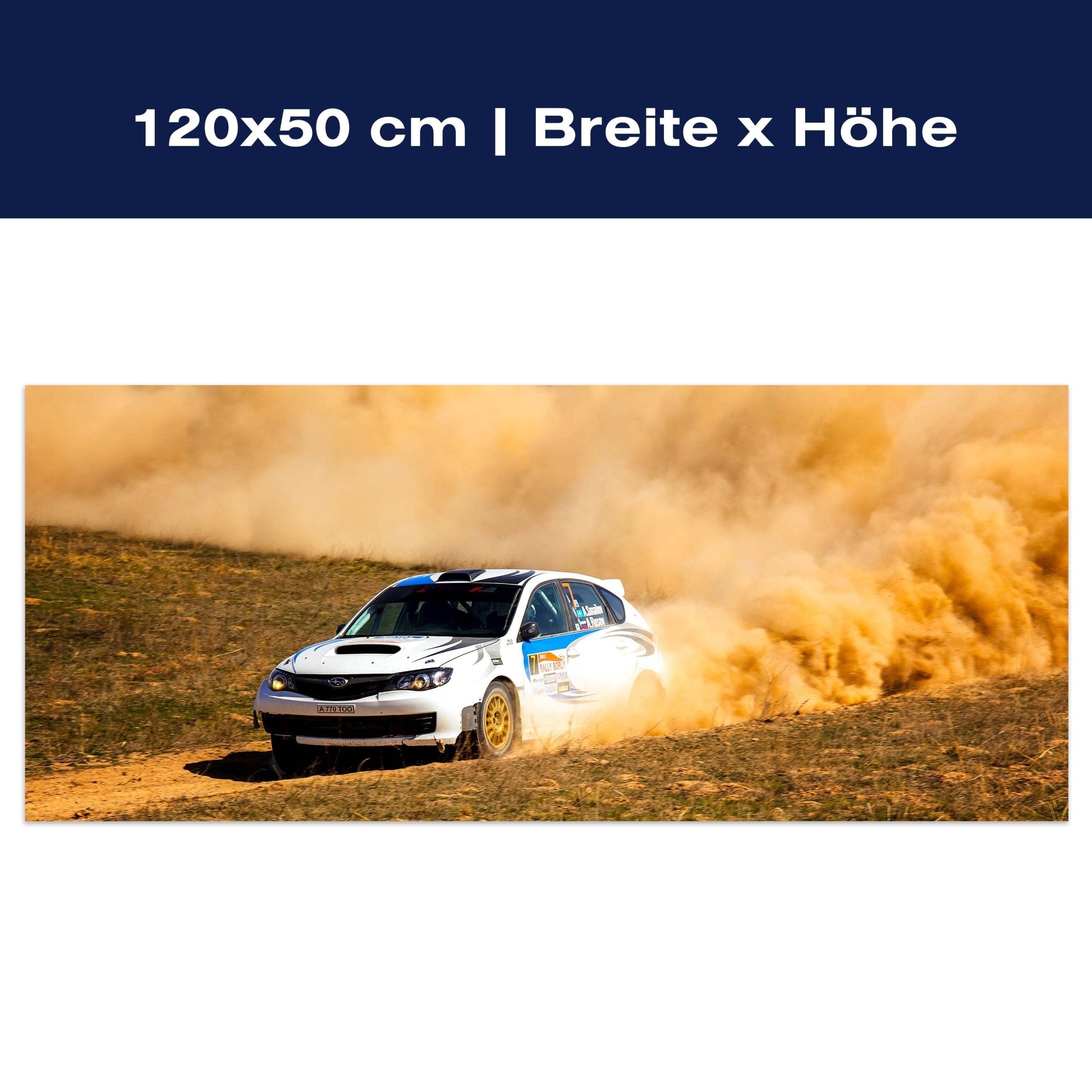 Leinwandbild Rallye Auto M0558 Leinwandbild Rallye Auto M0558