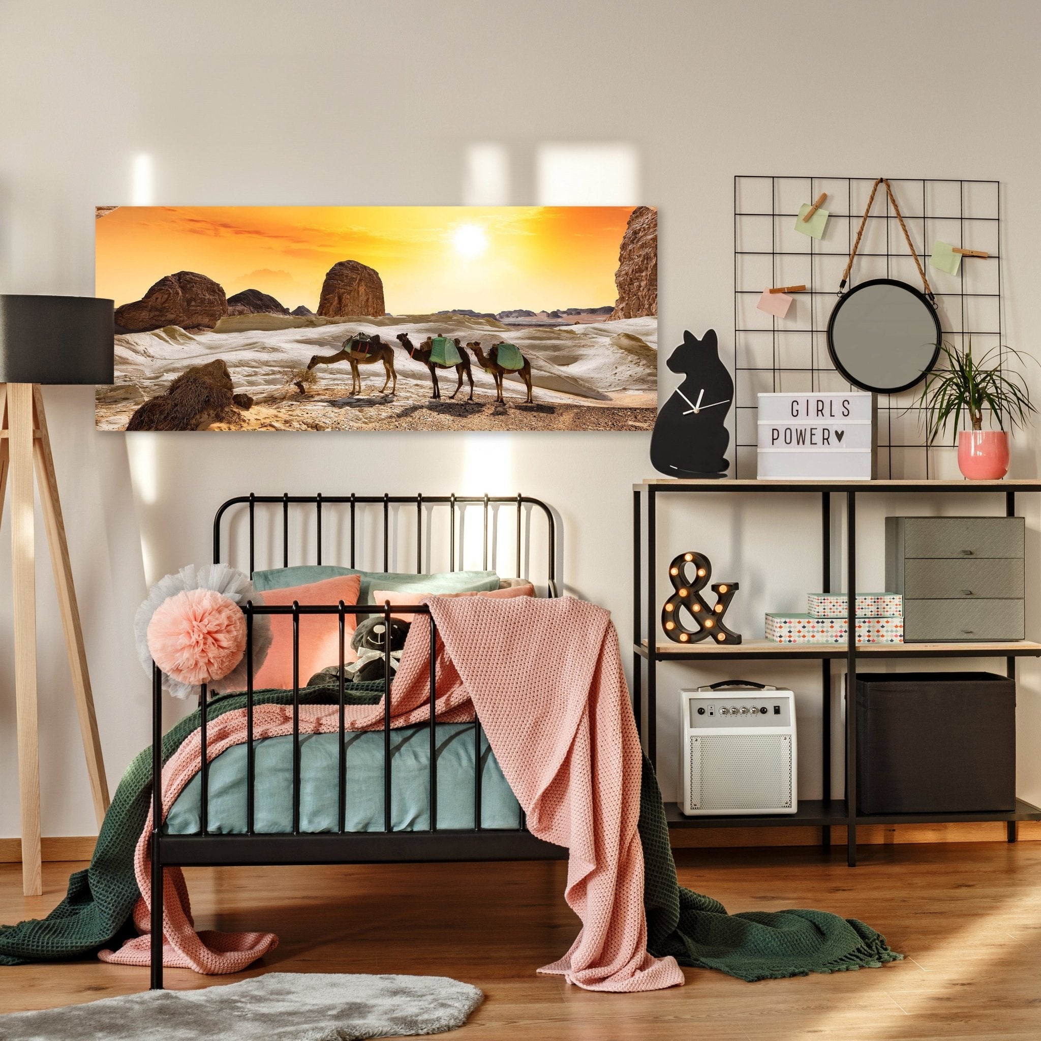 Leinwandbild Kamele in der Wüste M0562 kaufen - Bild 3 Leinwandbild Kamele in der Wüste M0562 kaufen - Bild 3