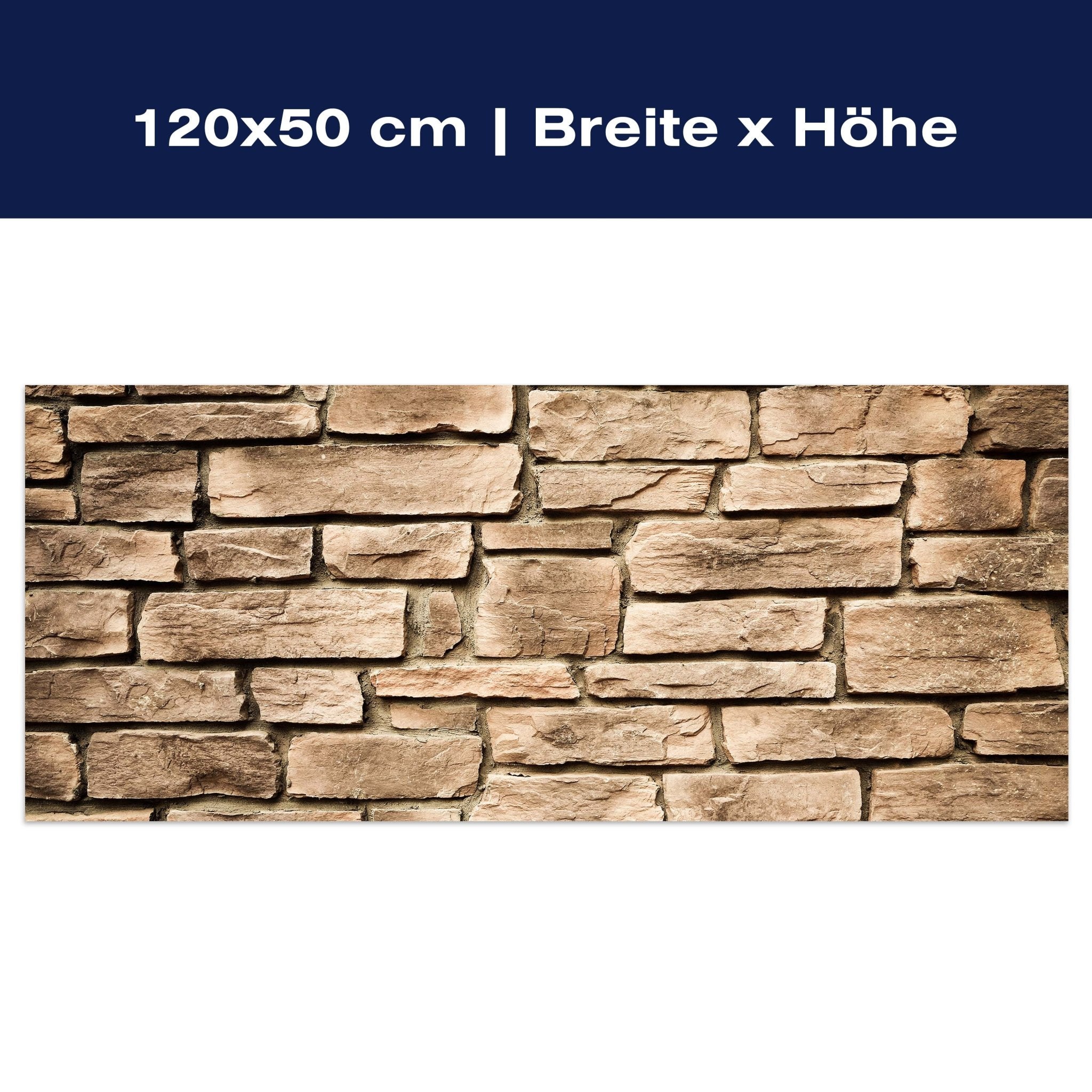 Leinwandbild Steinmauer M0565 Leinwandbild Steinmauer M0565