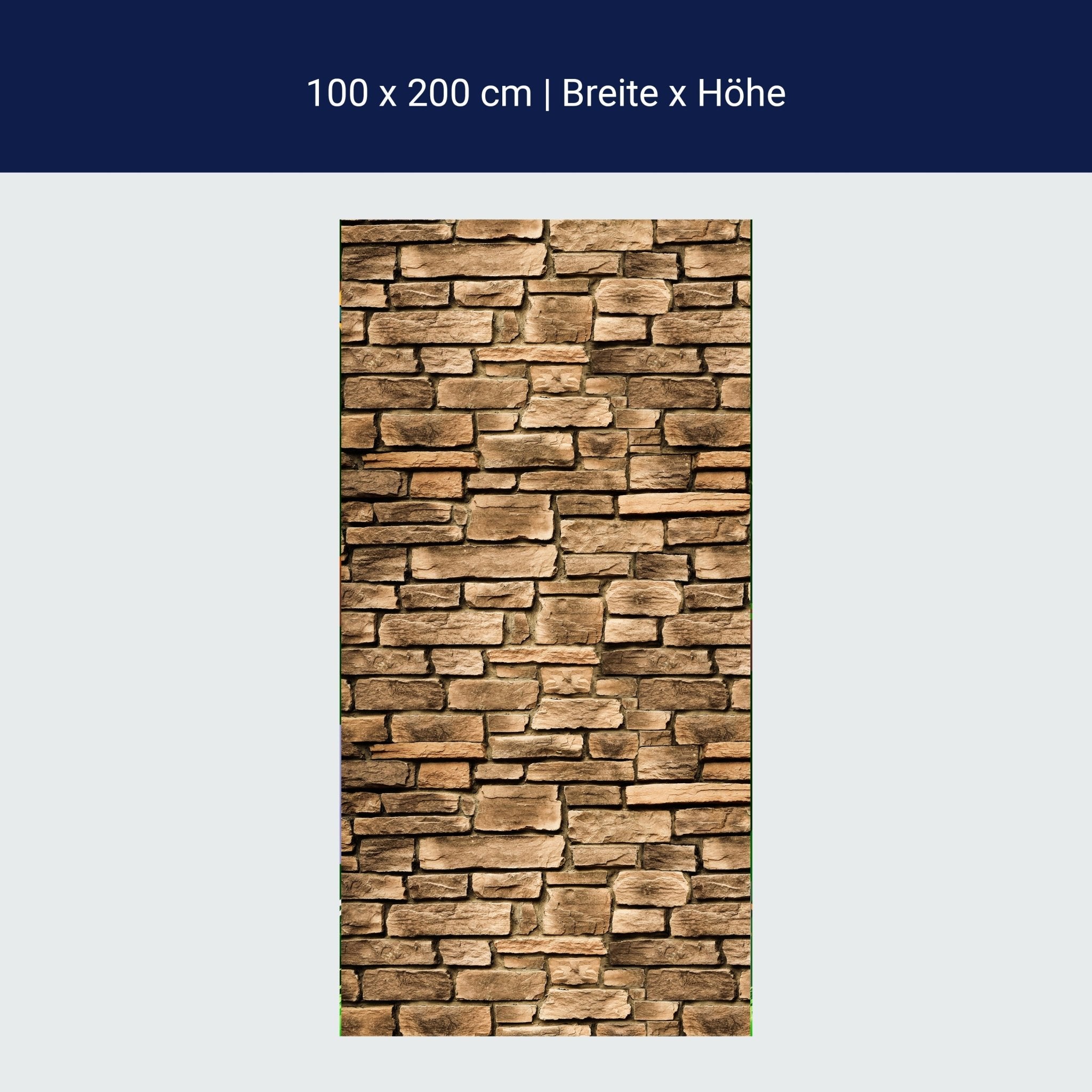 Türtapete Steinmauer M0565 Türtapete Steinmauer M0565