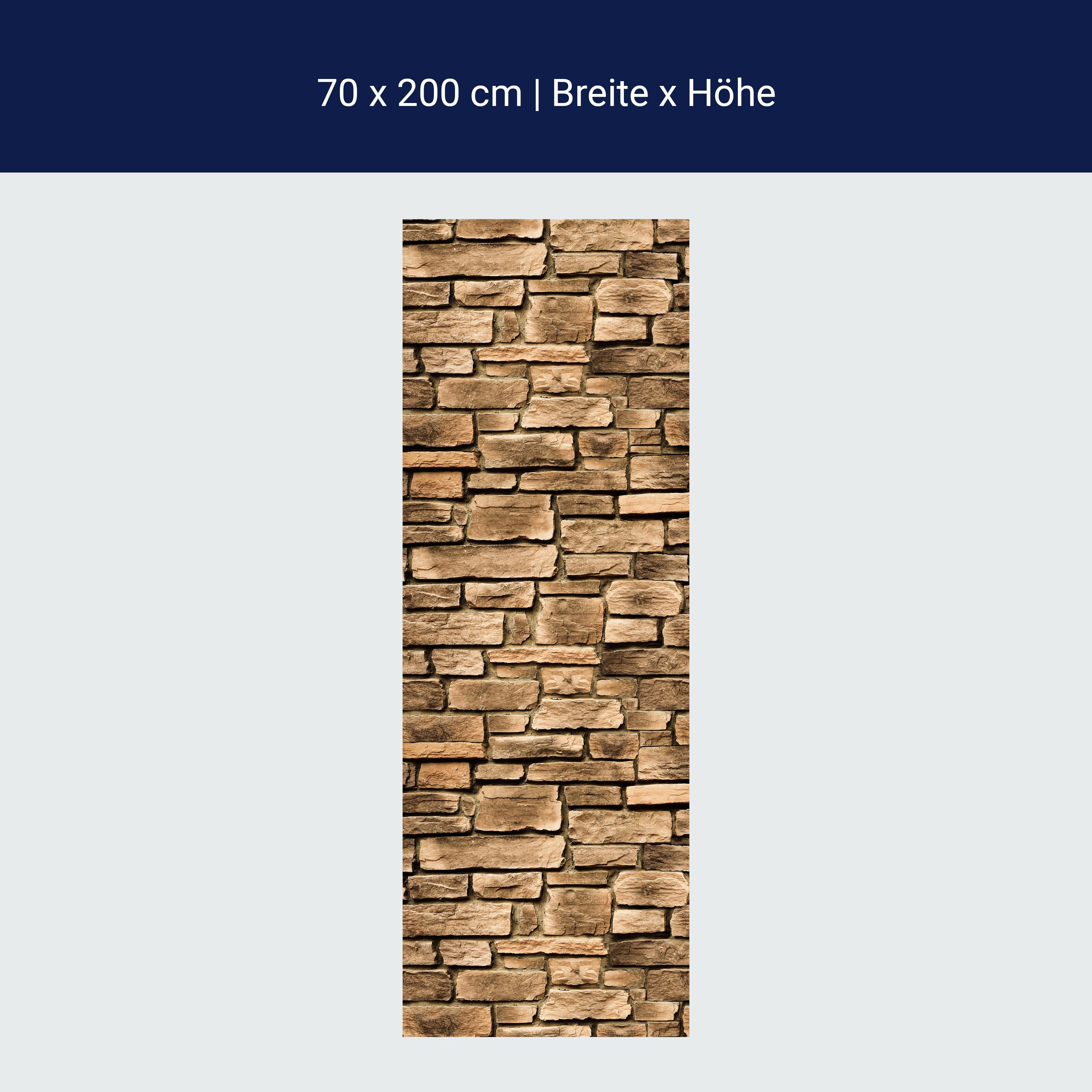Türtapete Steinmauer M0565 Türtapete Steinmauer M0565