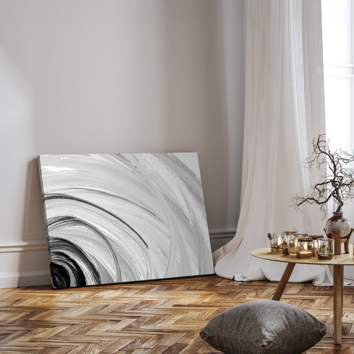 Leinwandbild Kunst, Schwarz-Weiß M0570 kaufen - Bild 3 Leinwandbild Kunst, Schwarz-Weiß M0570 kaufen - Bild 3