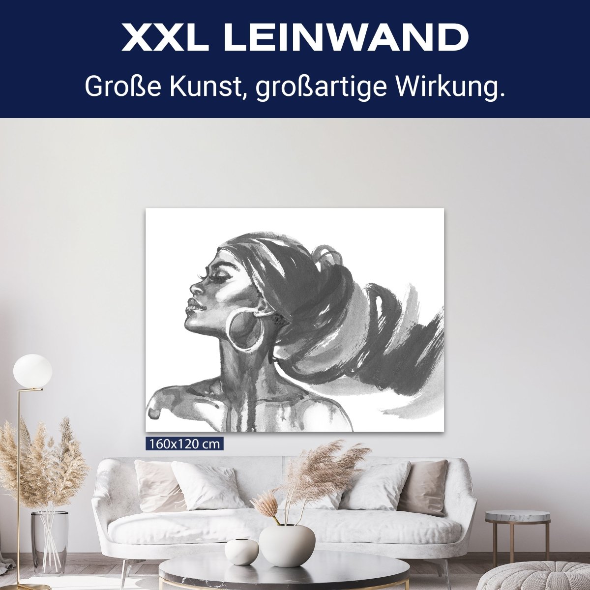 Leinwandbild Malerei, Frau M0574 kaufen - Bild 9 Leinwandbild Malerei, Frau M0574 kaufen - Bild 9