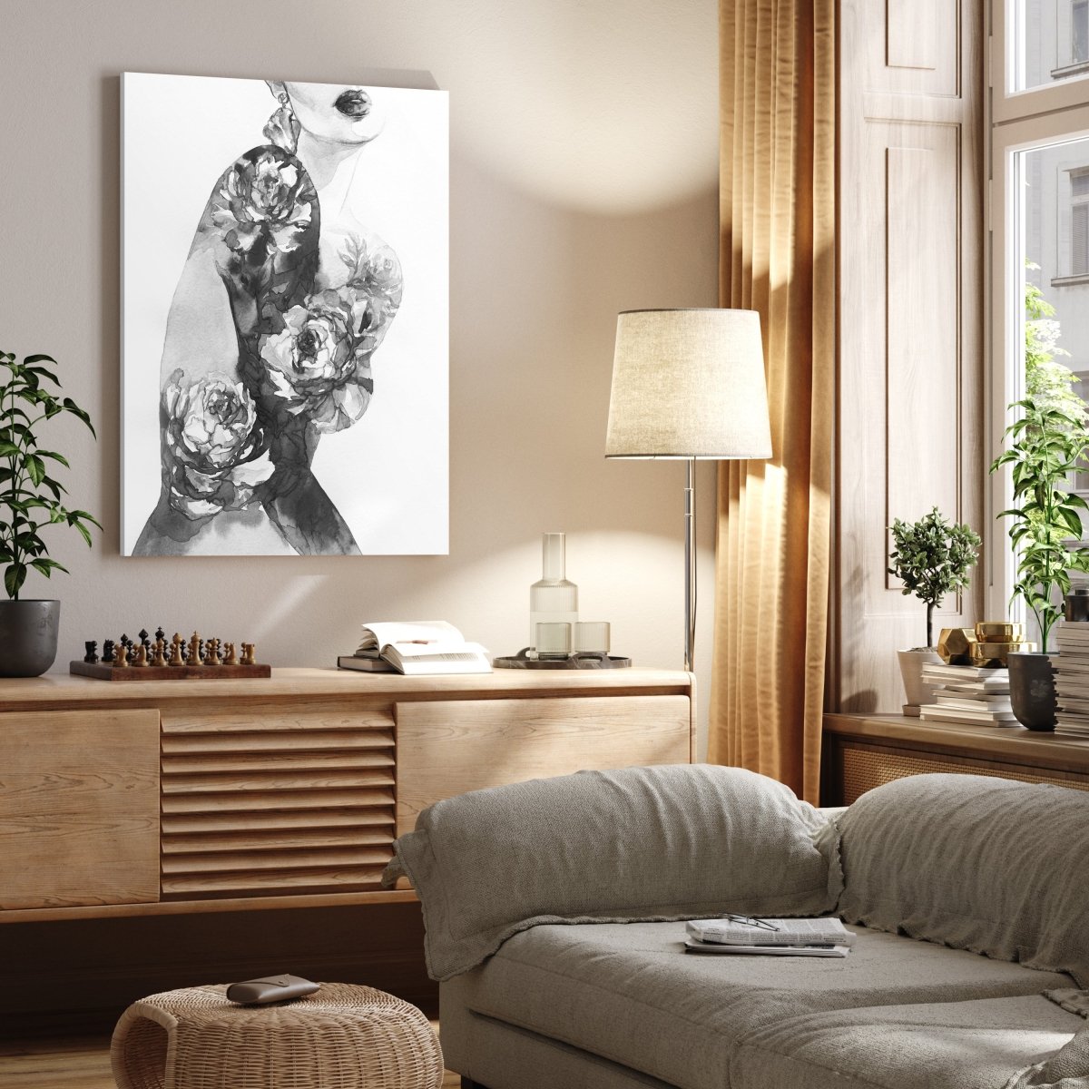 Leinwandbild Malerei, Frau M0576 kaufen - Bild 2 Leinwandbild Malerei, Frau M0576 kaufen - Bild 2