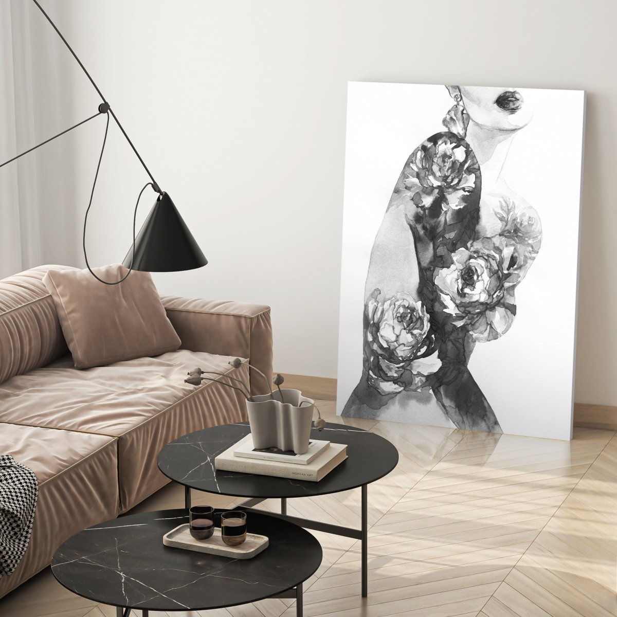 Leinwandbild Malerei, Frau M0576 kaufen - Bild 3 Leinwandbild Malerei, Frau M0576 kaufen - Bild 3