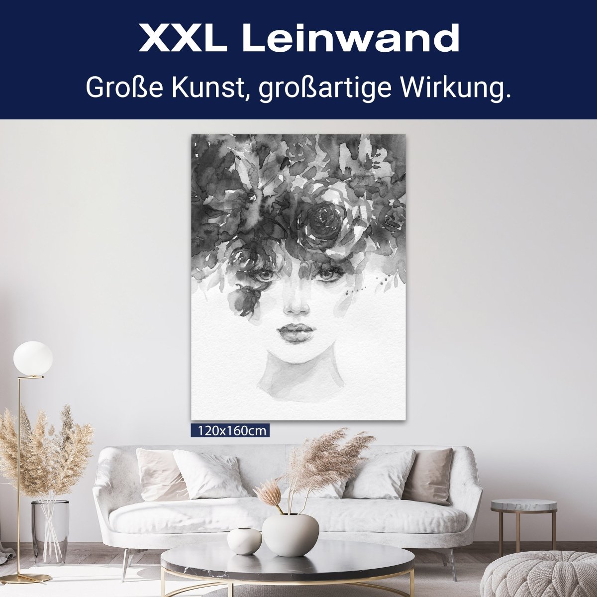 Leinwandbild Malerei, Frau M0577 kaufen - Bild 9 Leinwandbild Malerei, Frau M0577 kaufen - Bild 9