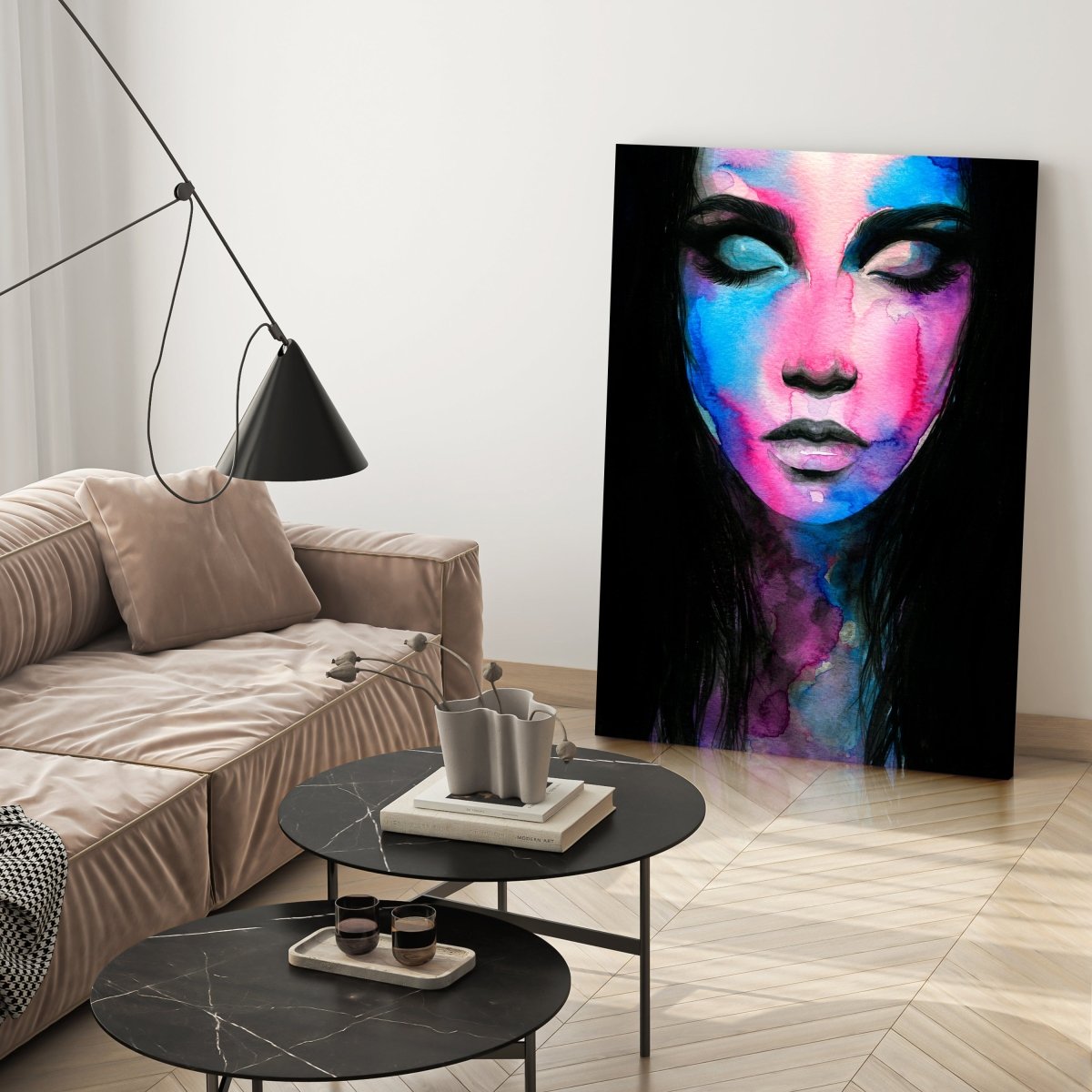 Leinwandbild Malerei, Frau M0580 kaufen - Bild 3 Leinwandbild Malerei, Frau M0580 kaufen - Bild 3