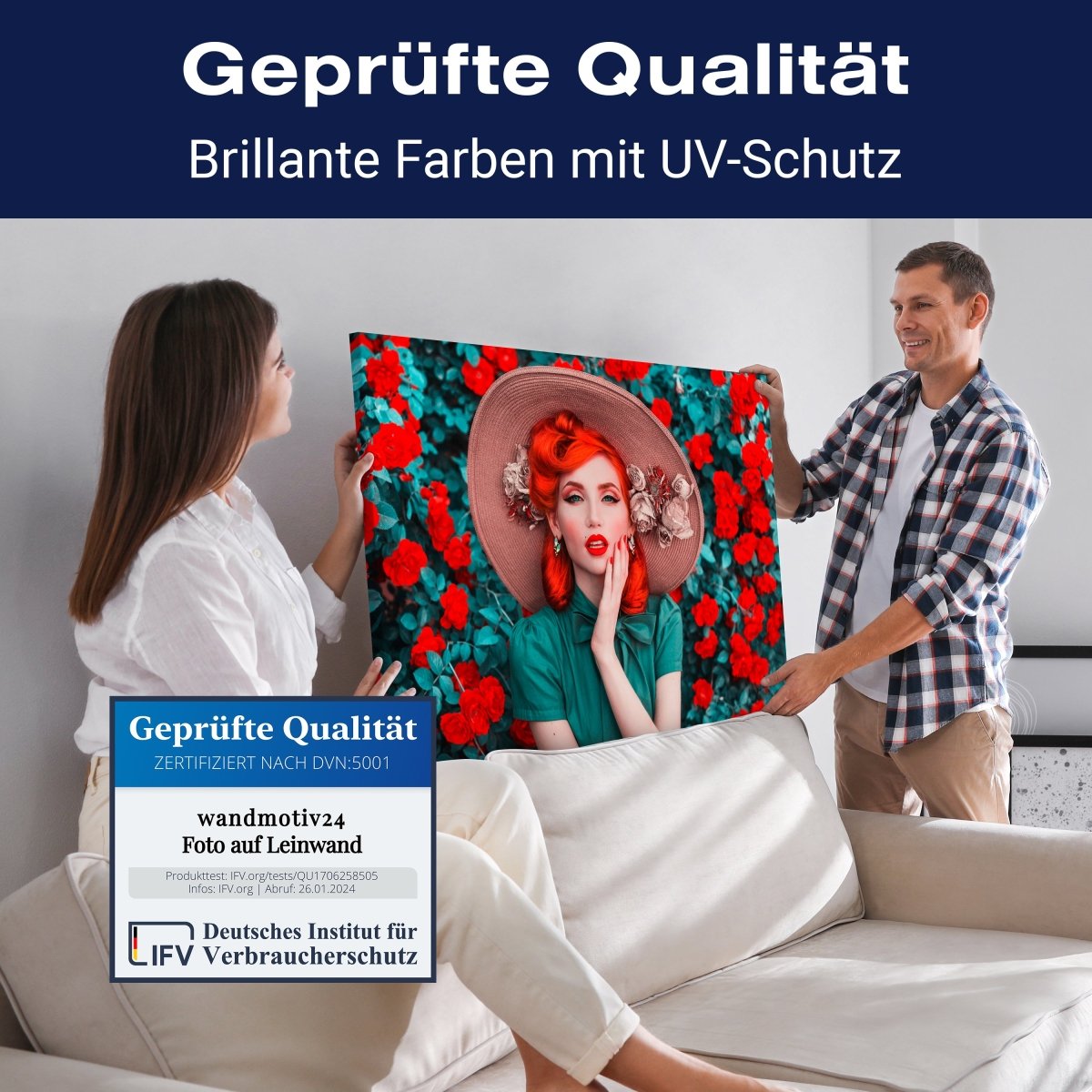 Leinwandbild Models, Vintage, Frau M0584 kaufen - Bild 4 Leinwandbild Models, Vintage, Frau M0584 kaufen - Bild 4