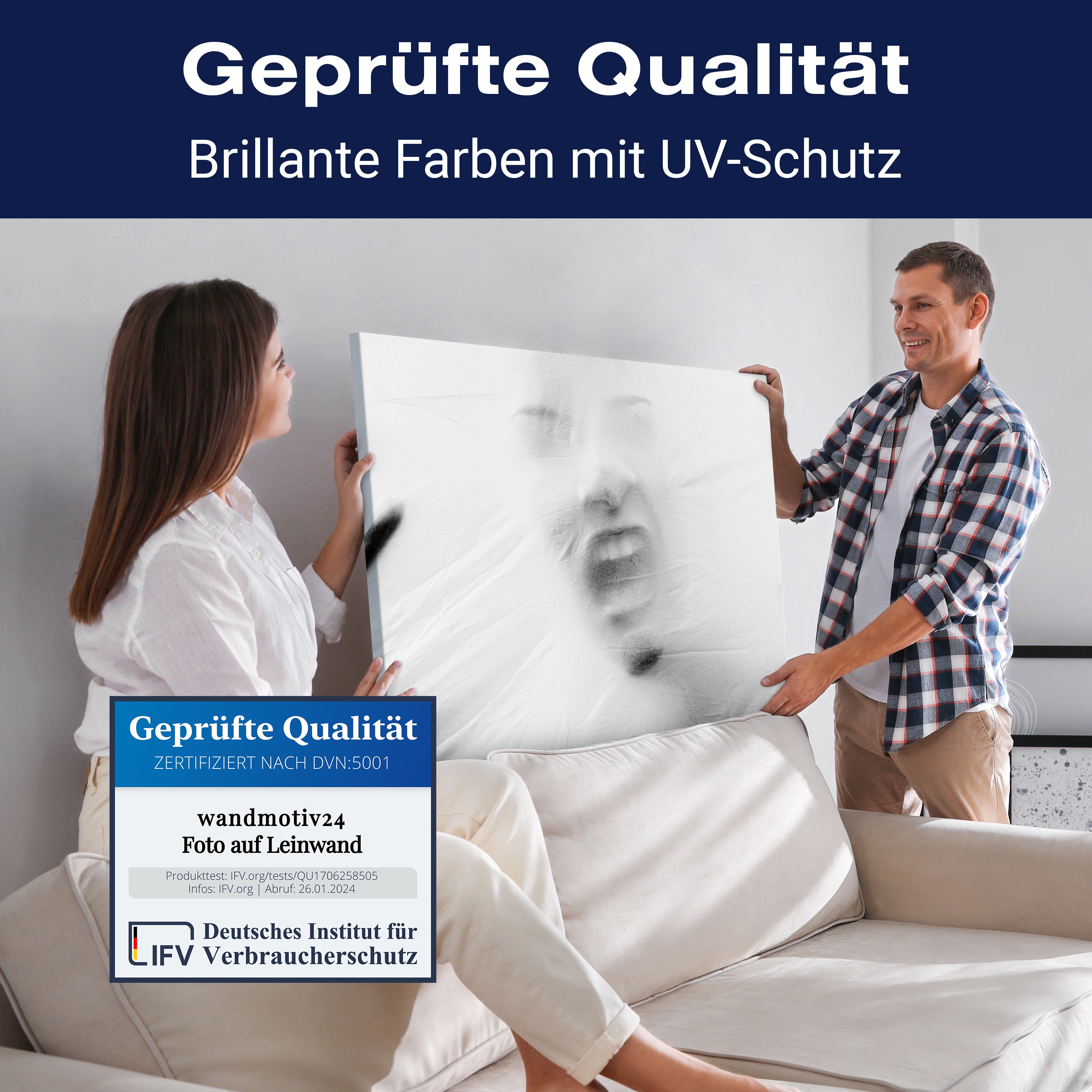 Leinwandbild Models, Frau, Tuch M0591 kaufen - Bild 4 Leinwandbild Models, Frau, Tuch M0591 kaufen - Bild 4