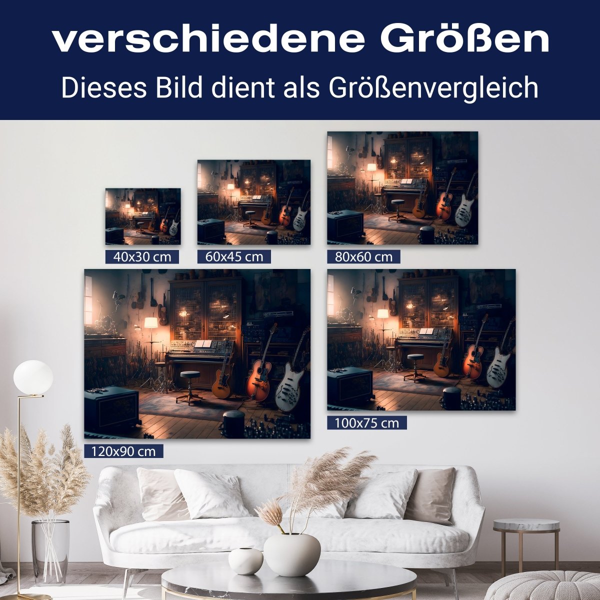 Leinwandbild Musikraum, Gitarre, Querformat M0597 kaufen - Bild 8 Leinwandbild Musikraum, Gitarre, Querformat M0597 kaufen - Bild 8