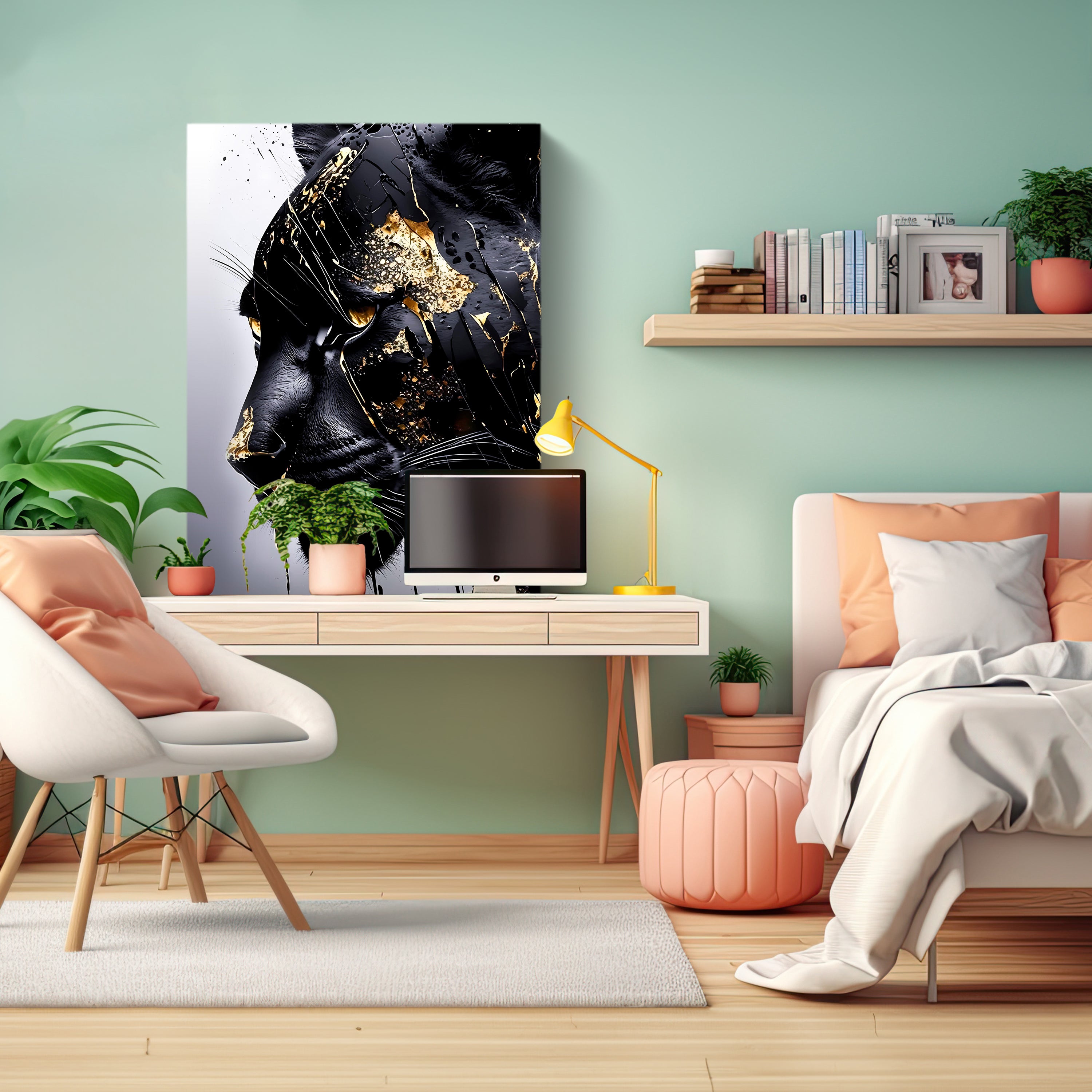 Leinwandbild Fantasy, Panther, Hochformat M0600 kaufen - Bild 3 Leinwandbild Fantasy, Panther, Hochformat M0600 kaufen - Bild 3