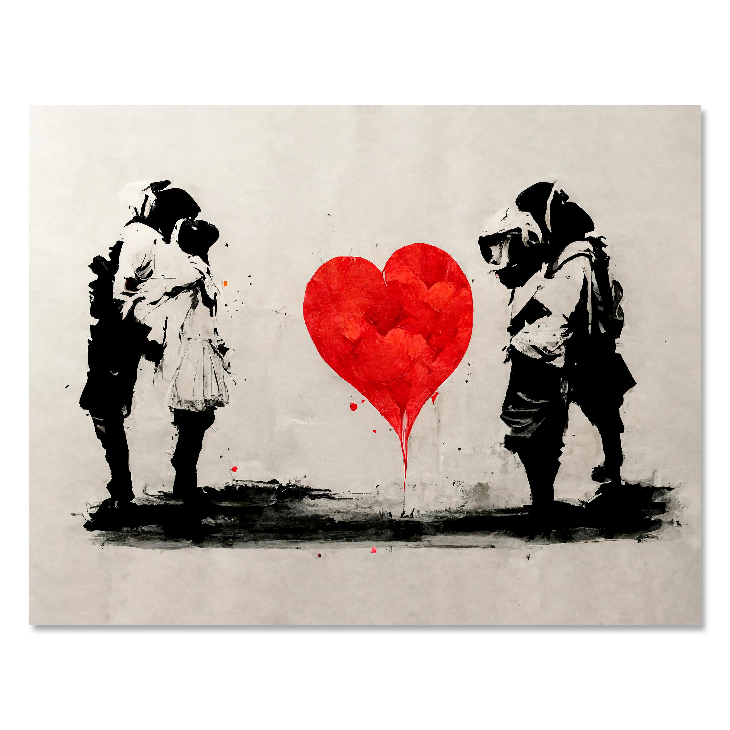 Leinwandbild Kunst, Herz, Querformat M0605 kaufen - Bild 1 Leinwandbild Kunst, Herz, Querformat M0605 kaufen - Bild 1