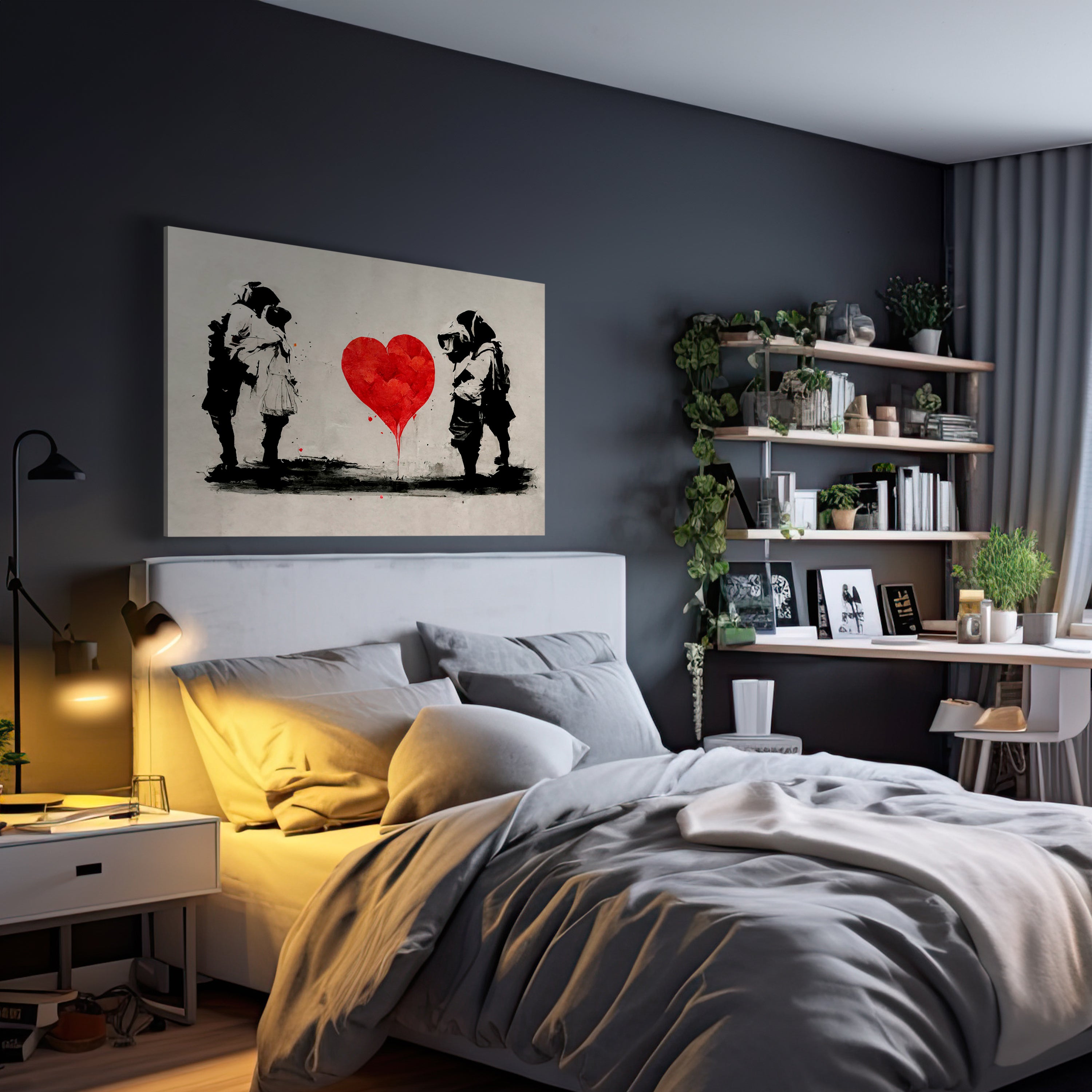 Leinwandbild Kunst, Herz, Querformat M0605 kaufen - Bild 3 Leinwandbild Kunst, Herz, Querformat M0605 kaufen - Bild 3