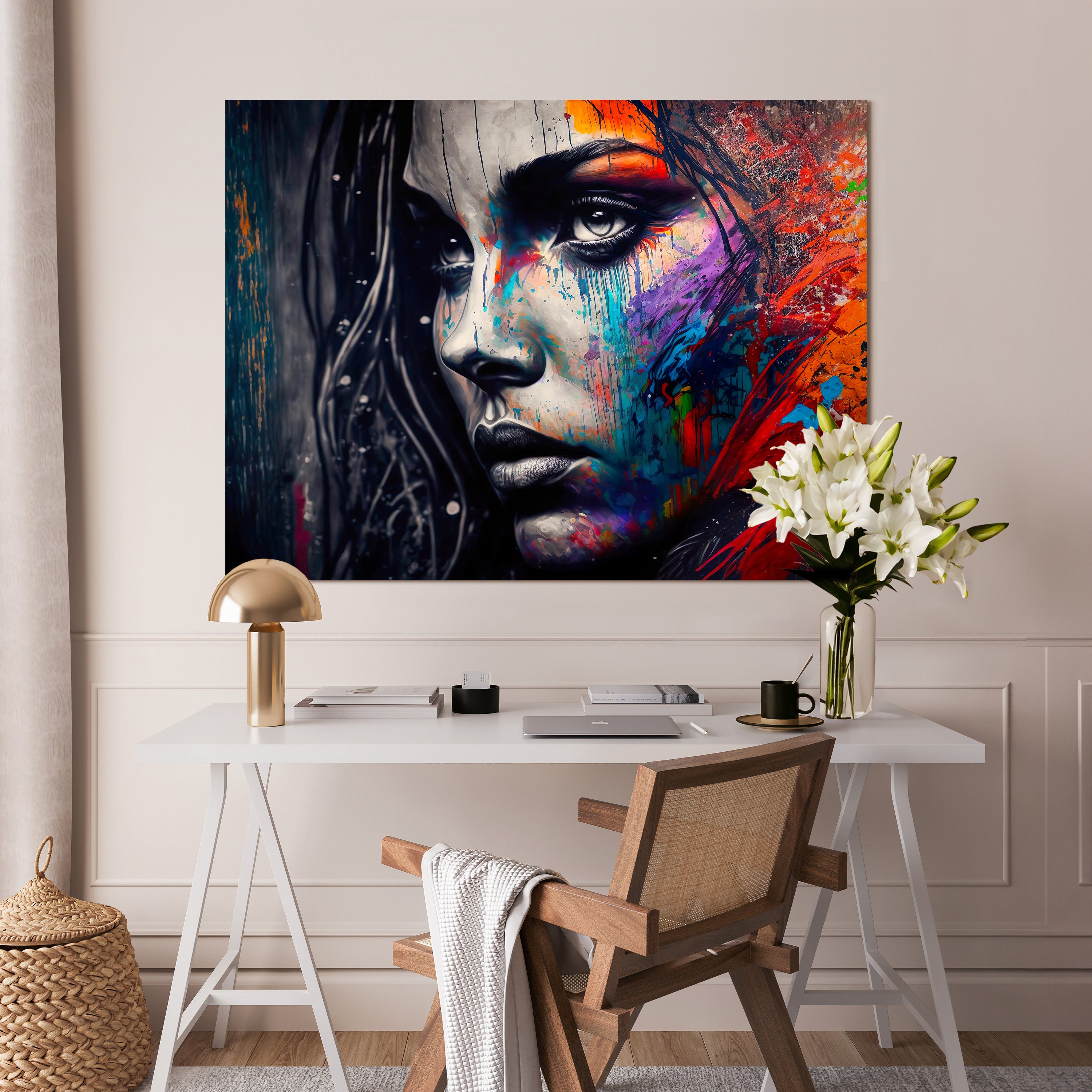Leinwandbild Digital Art, Frau, Querformat M0606 kaufen - Bild 2 Leinwandbild Digital Art, Frau, Querformat M0606 kaufen - Bild 2