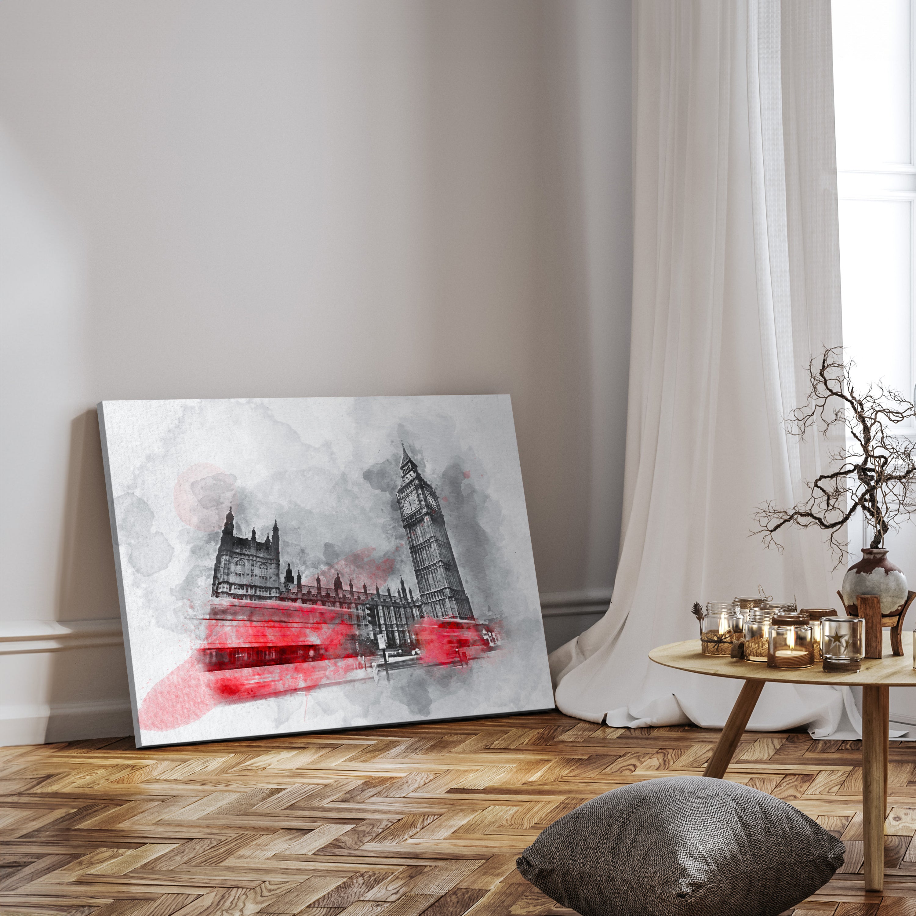 Leinwandbild Malerei, London, Querformat M0612 kaufen - Bild 3 Leinwandbild Malerei, London, Querformat M0612 kaufen - Bild 3