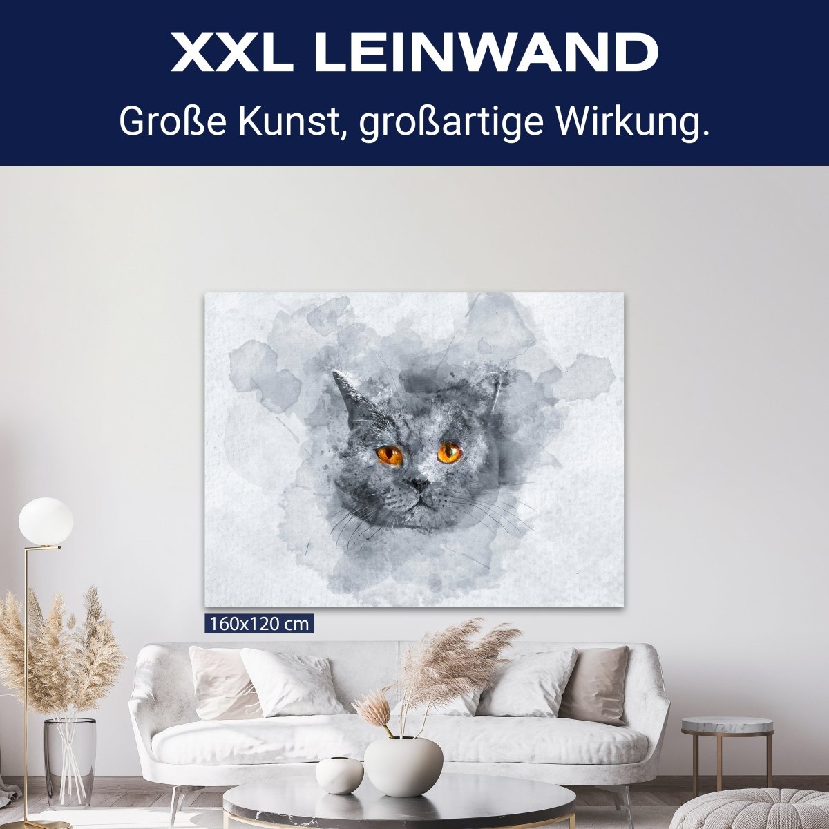 Leinwandbild Malerei, Katze, Querformat M0614 kaufen - Bild 9 Leinwandbild Malerei, Katze, Querformat M0614 kaufen - Bild 9