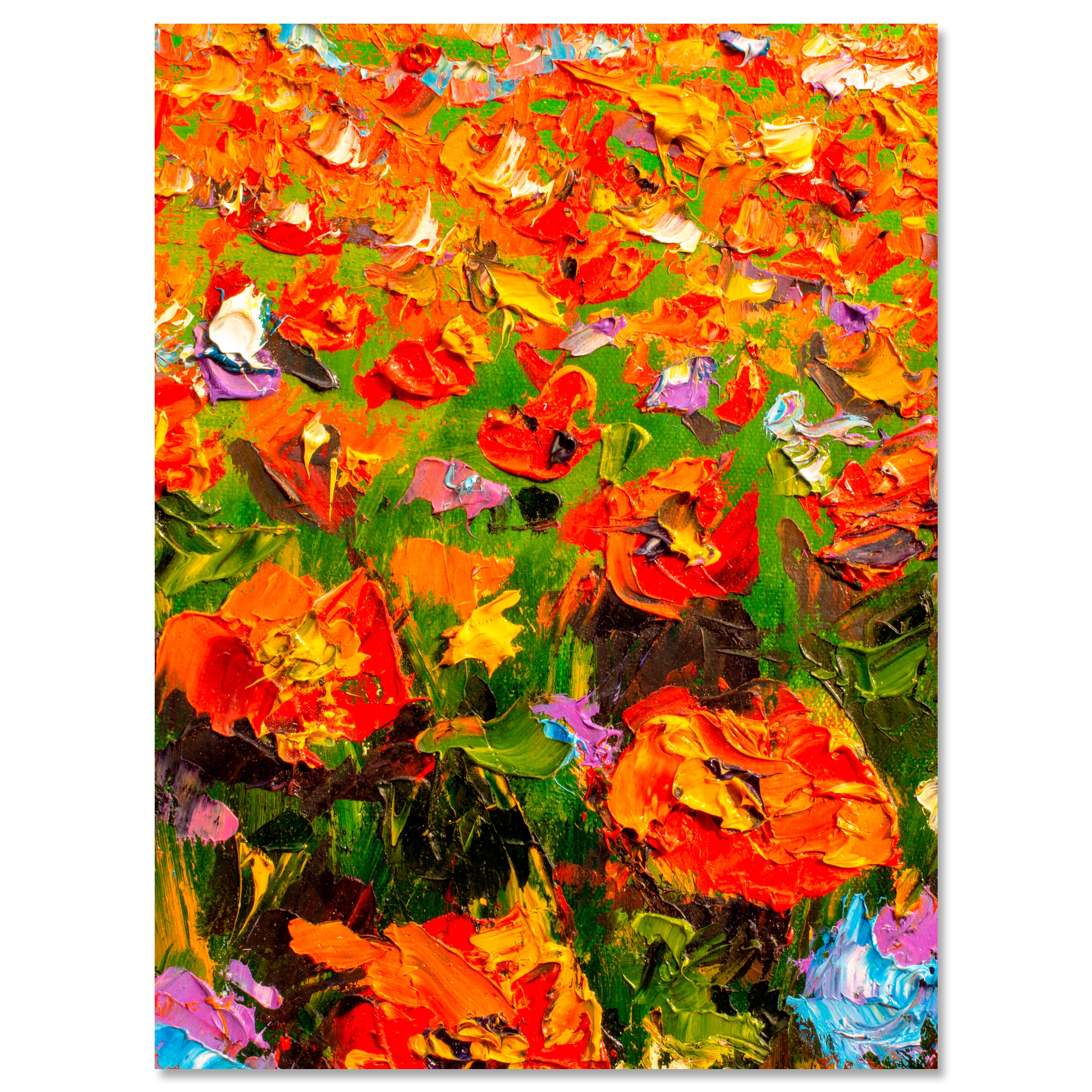 Leinwandbild Malerei, Blumen, Hochformat M0615 kaufen - Bild 1 Leinwandbild Malerei, Blumen, Hochformat M0615 kaufen - Bild 1