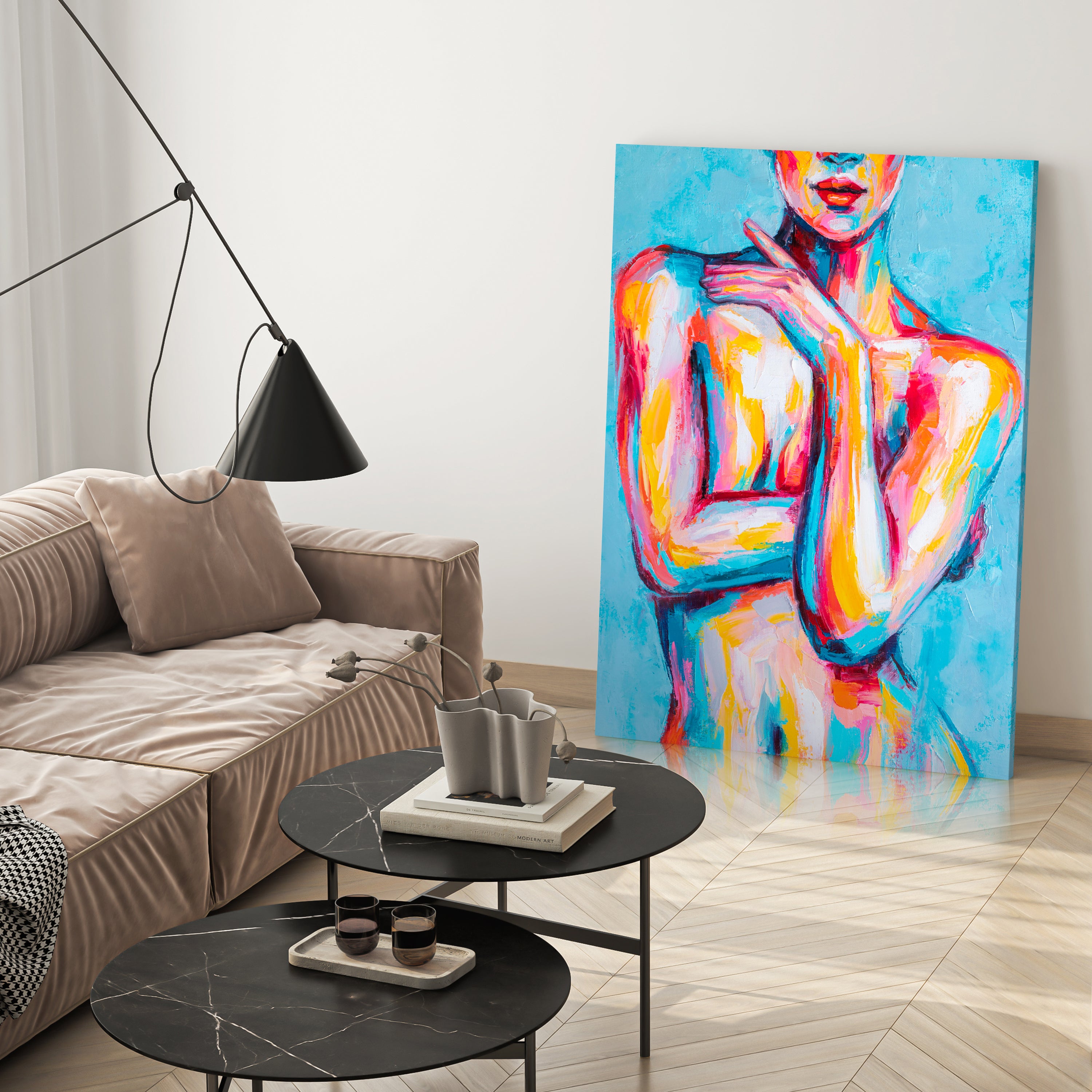 Leinwandbild Malerei, Frau, Hochformat M0616 kaufen - Bild 3 Leinwandbild Malerei, Frau, Hochformat M0616 kaufen - Bild 3