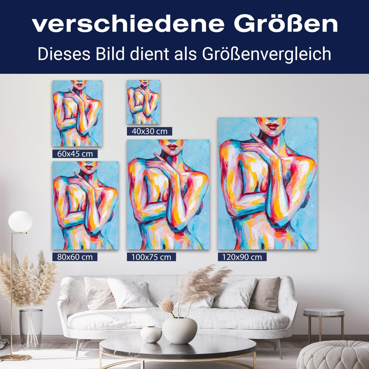 Leinwandbild Malerei, Frau, Hochformat M0616 kaufen - Bild 8 Leinwandbild Malerei, Frau, Hochformat M0616 kaufen - Bild 8