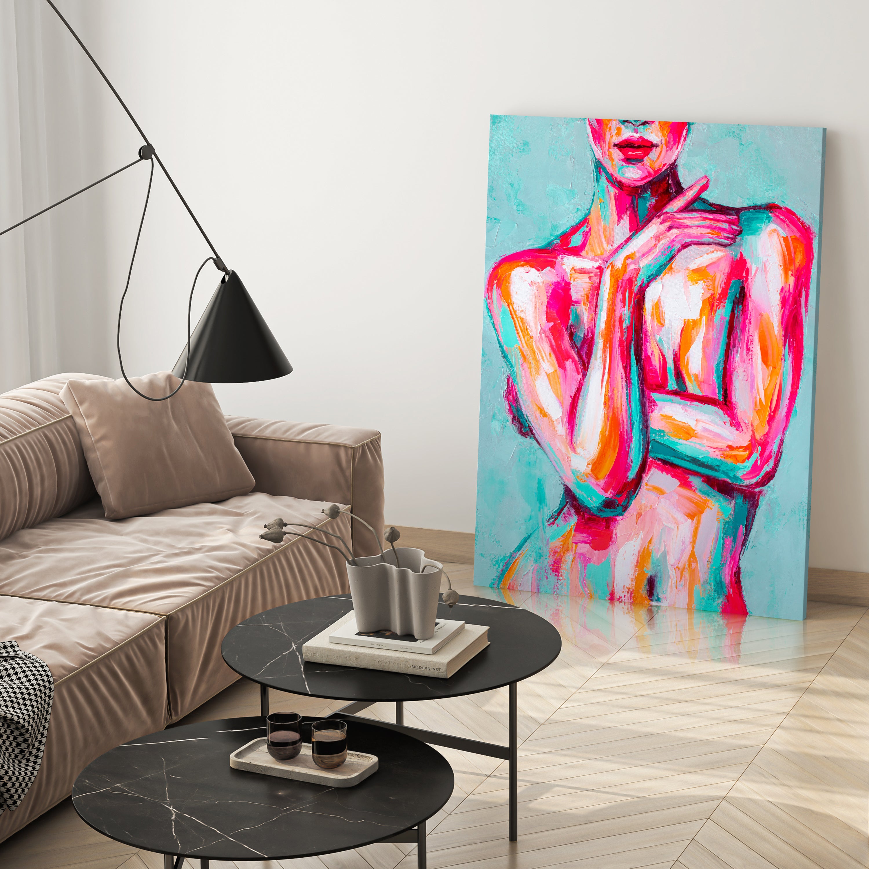 Leinwandbild Malerei, Frau, Hochformat M0617 kaufen - Bild 3 Leinwandbild Malerei, Frau, Hochformat M0617 kaufen - Bild 3