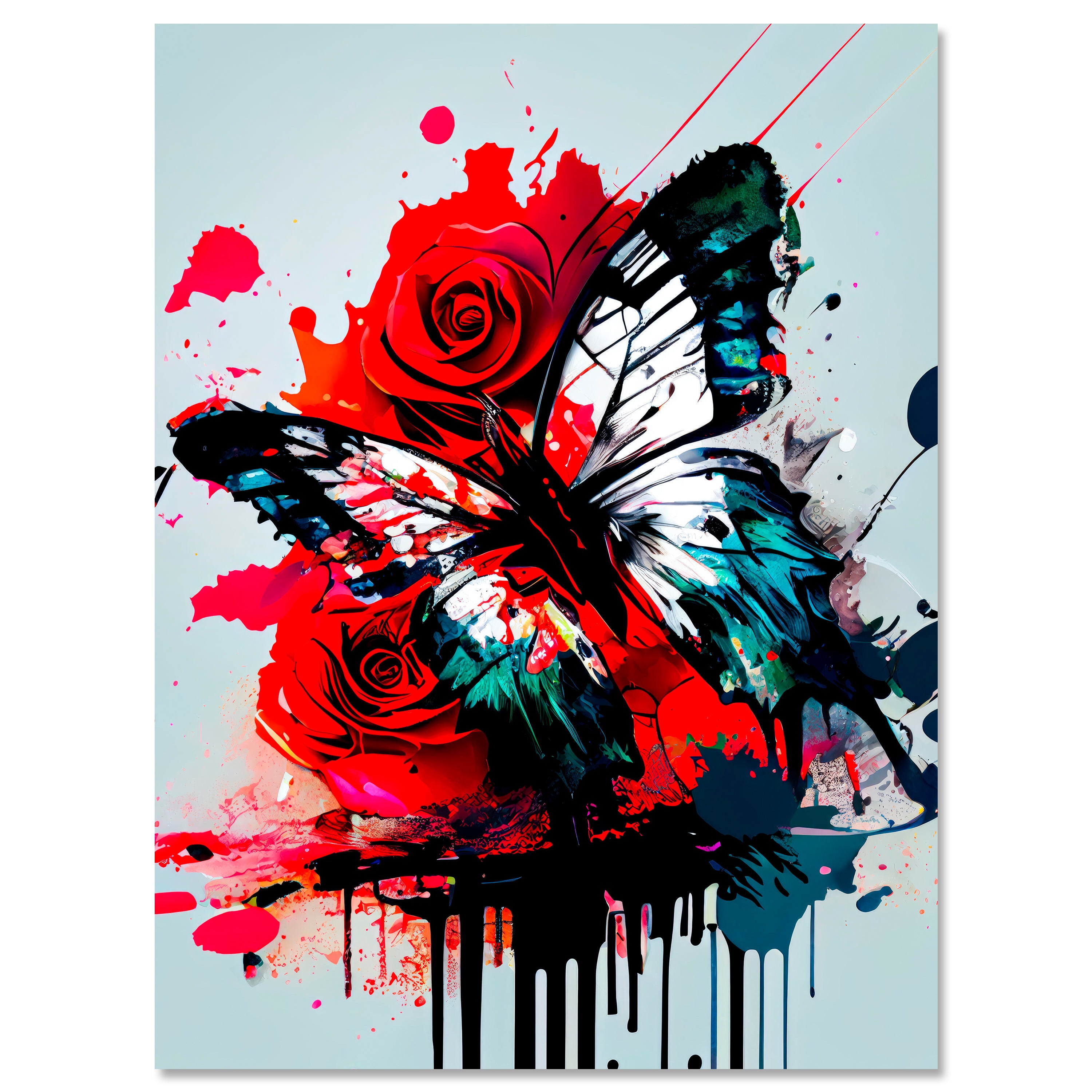 Leinwandbild Digital Art, Schmetterling, Hochformat M0623 kaufen - Bild 1 Leinwandbild Digital Art, Schmetterling, Hochformat M0623 kaufen - Bild 1