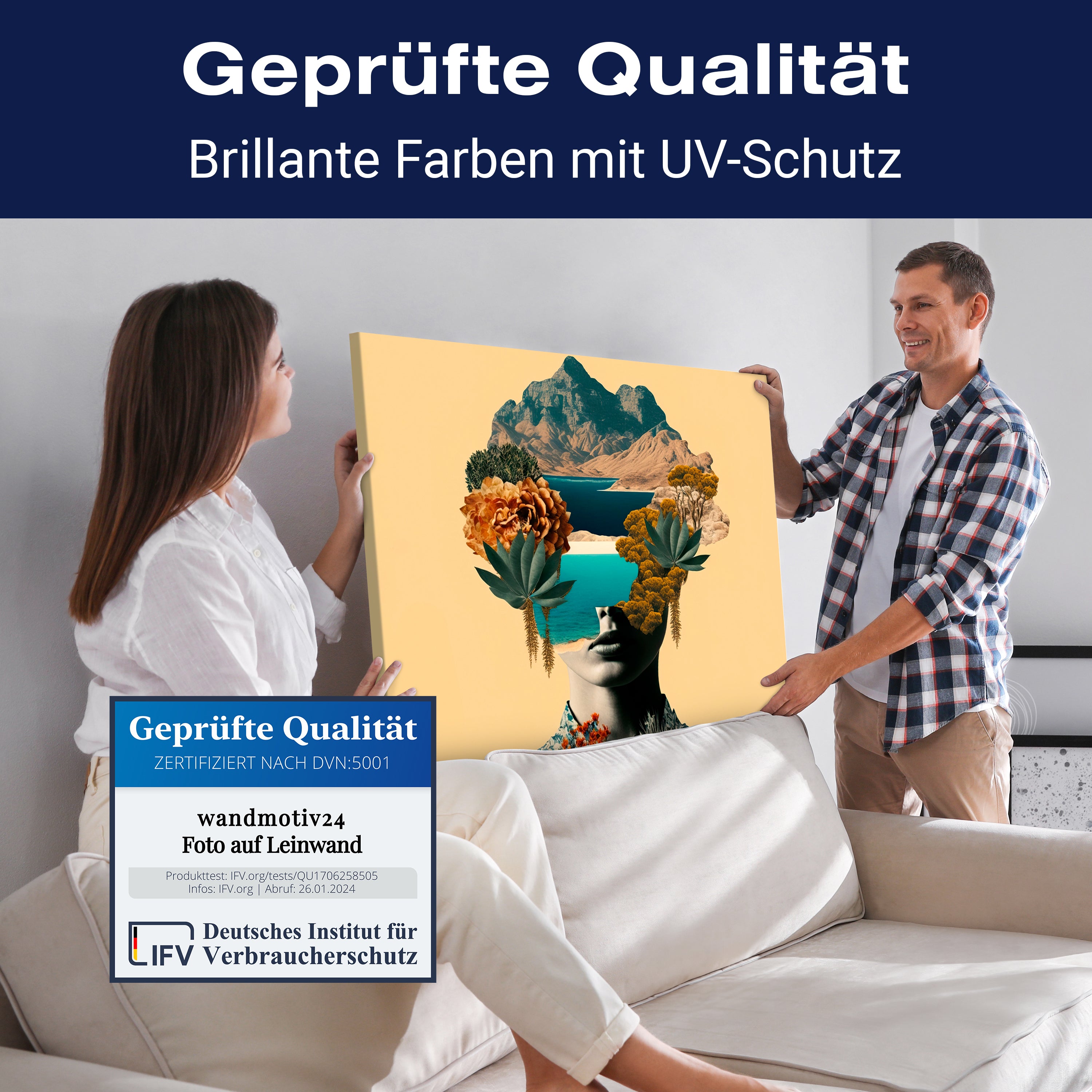 Leinwandbild Digital Art, Frau, Querformat M0627 kaufen - Bild 4 Leinwandbild Digital Art, Frau, Querformat M0627 kaufen - Bild 4