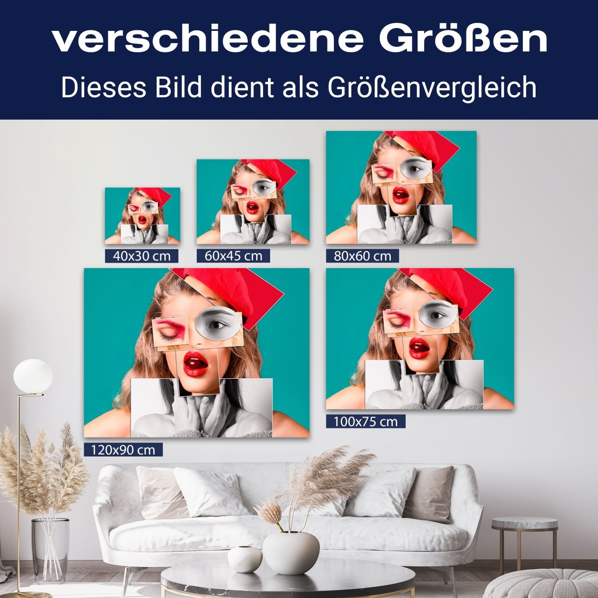 Leinwandbild Digital Art, Frau, Querformat M0628 kaufen - Bild 8 Leinwandbild Digital Art, Frau, Querformat M0628 kaufen - Bild 8