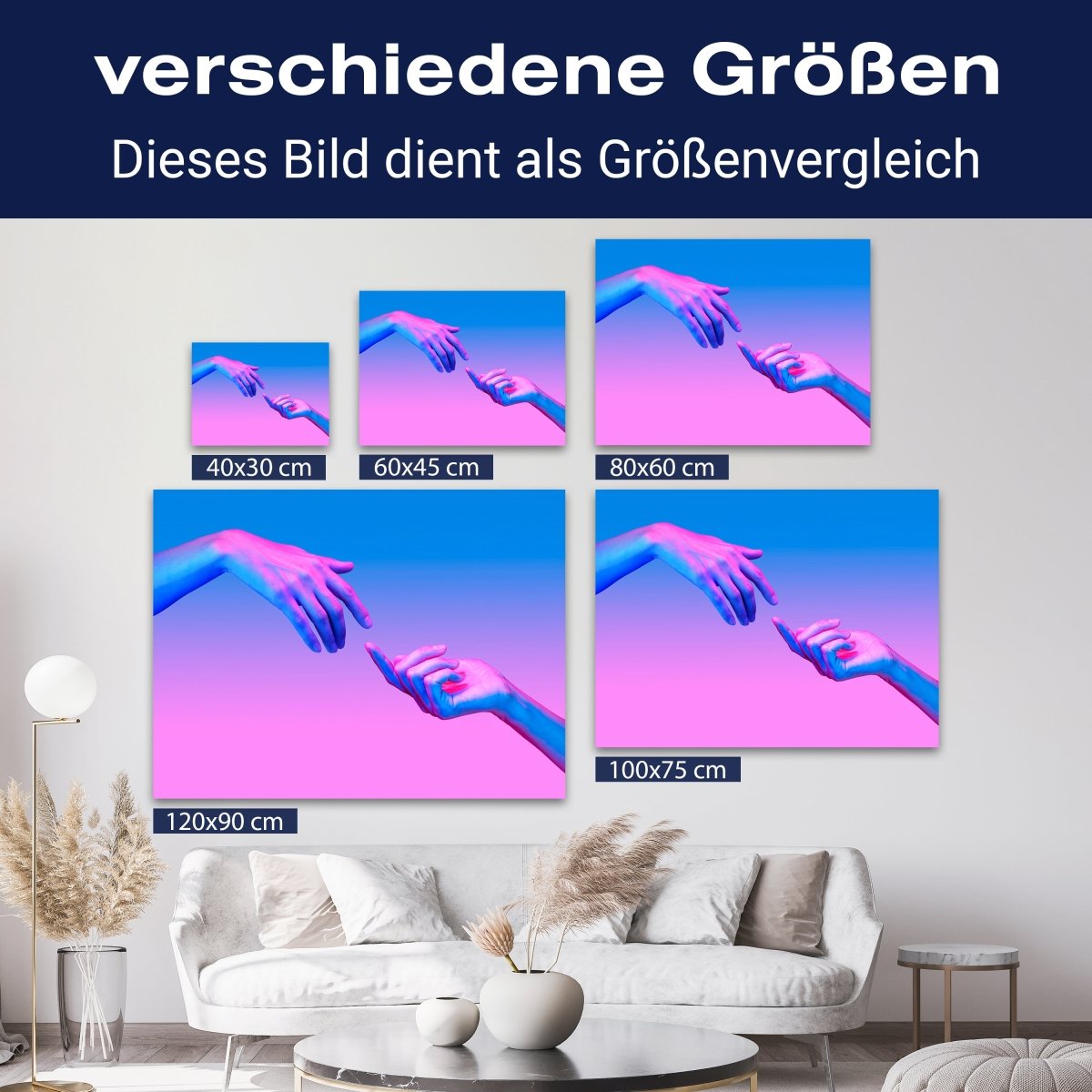 Leinwandbild Digital Art, Hände, Querformat M0629 kaufen - Bild 8 Leinwandbild Digital Art, Hände, Querformat M0629 kaufen - Bild 8