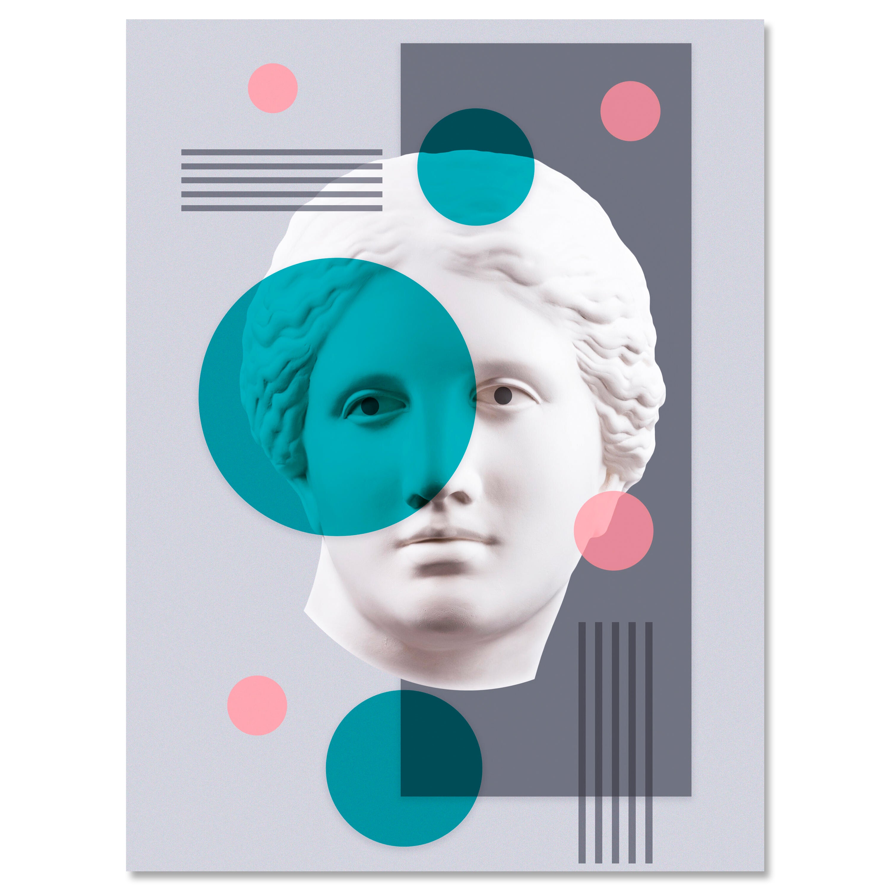 Leinwandbild Digital Art, Kopf, Hochformat M0630 kaufen - Bild 1 Leinwandbild Digital Art, Kopf, Hochformat M0630 kaufen - Bild 1