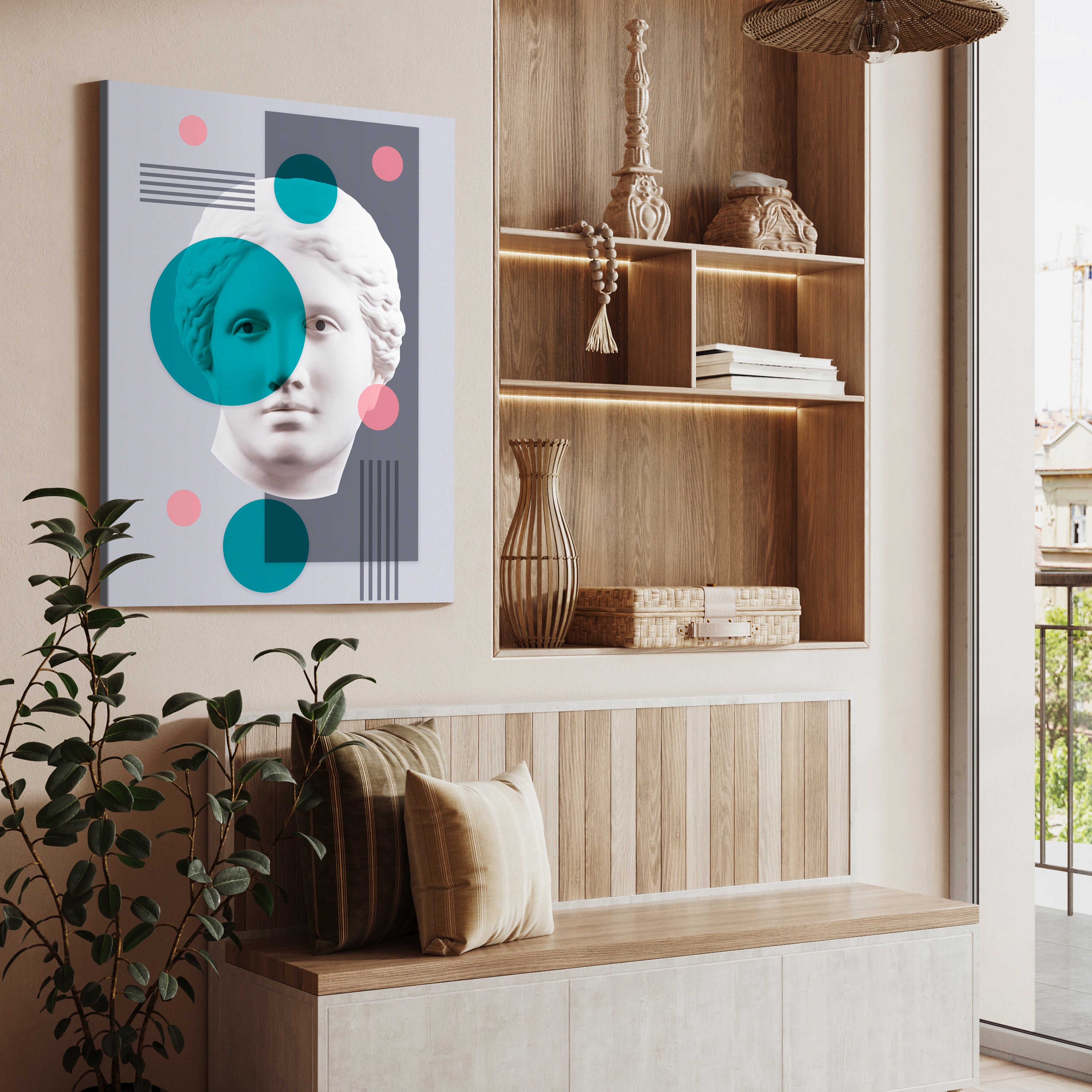 Leinwandbild Digital Art, Kopf, Hochformat M0630 kaufen - Bild 3 Leinwandbild Digital Art, Kopf, Hochformat M0630 kaufen - Bild 3