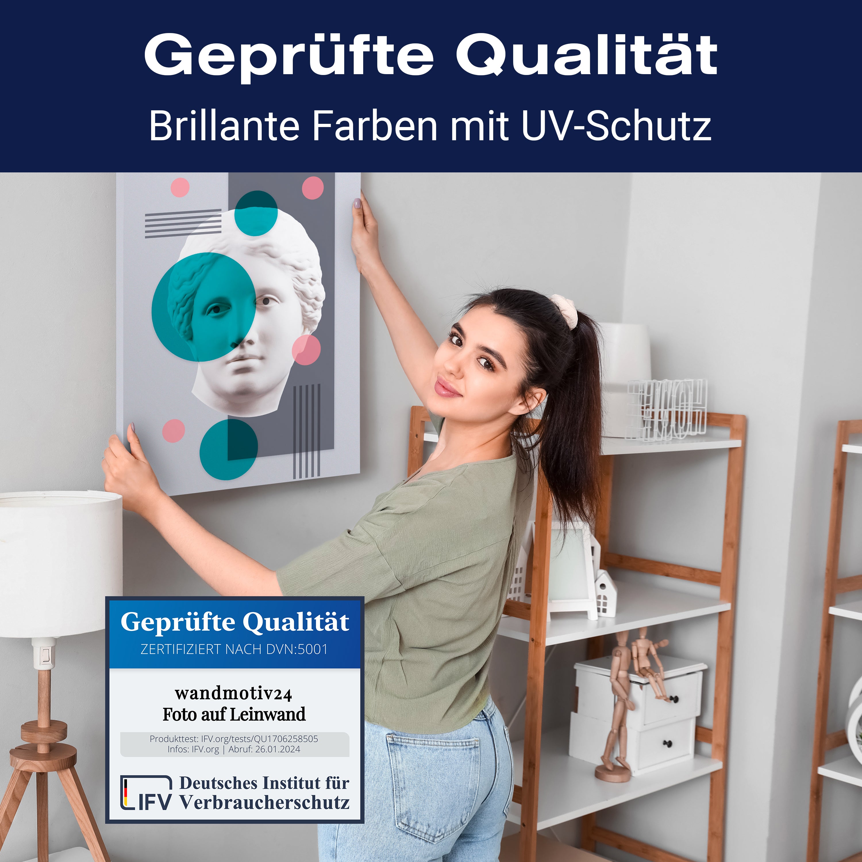 Leinwandbild Digital Art, Kopf, Hochformat M0630 kaufen - Bild 4 Leinwandbild Digital Art, Kopf, Hochformat M0630 kaufen - Bild 4