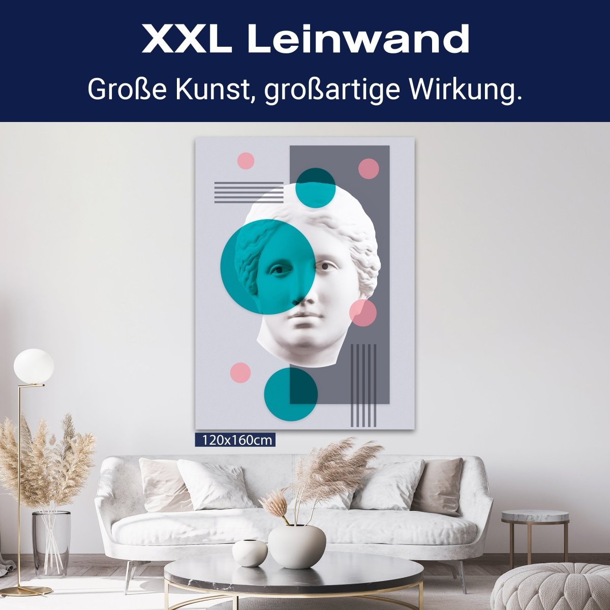 Leinwandbild Digital Art, Kopf, Hochformat M0630 kaufen - Bild 9 Leinwandbild Digital Art, Kopf, Hochformat M0630 kaufen - Bild 9